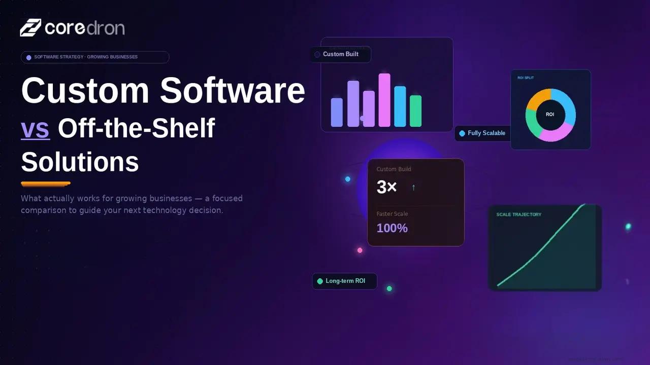 Custom Software vs Off-the-Shelf Solutions: What Works for Growing Businesses?