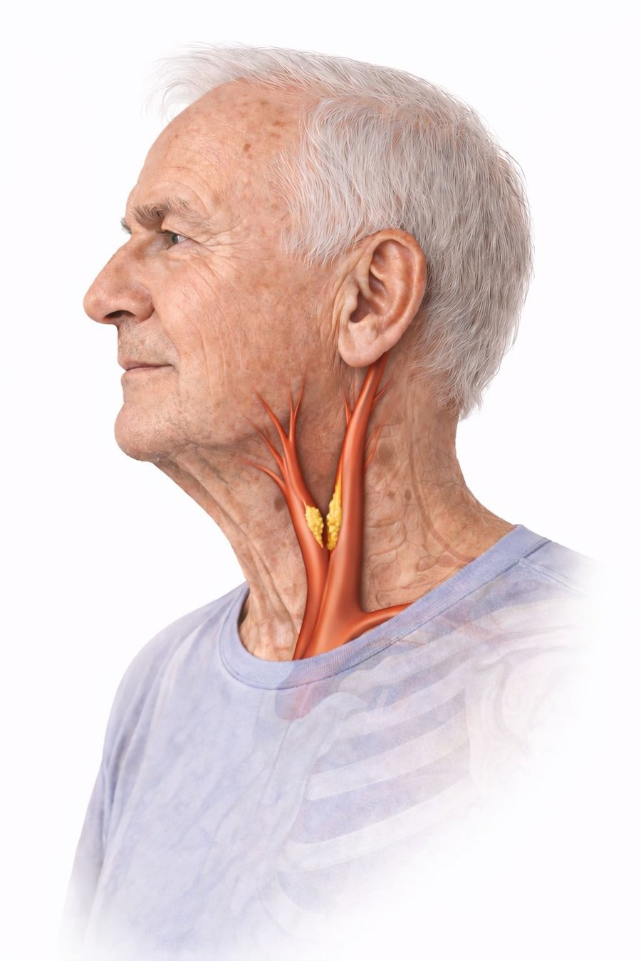 Anatomía detallada de arterias carótidas_baixa