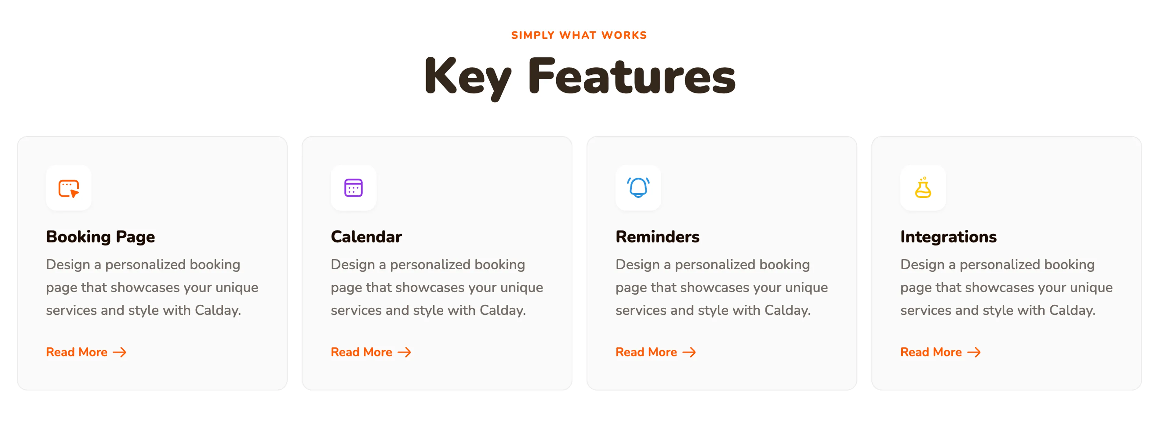 Calday Features