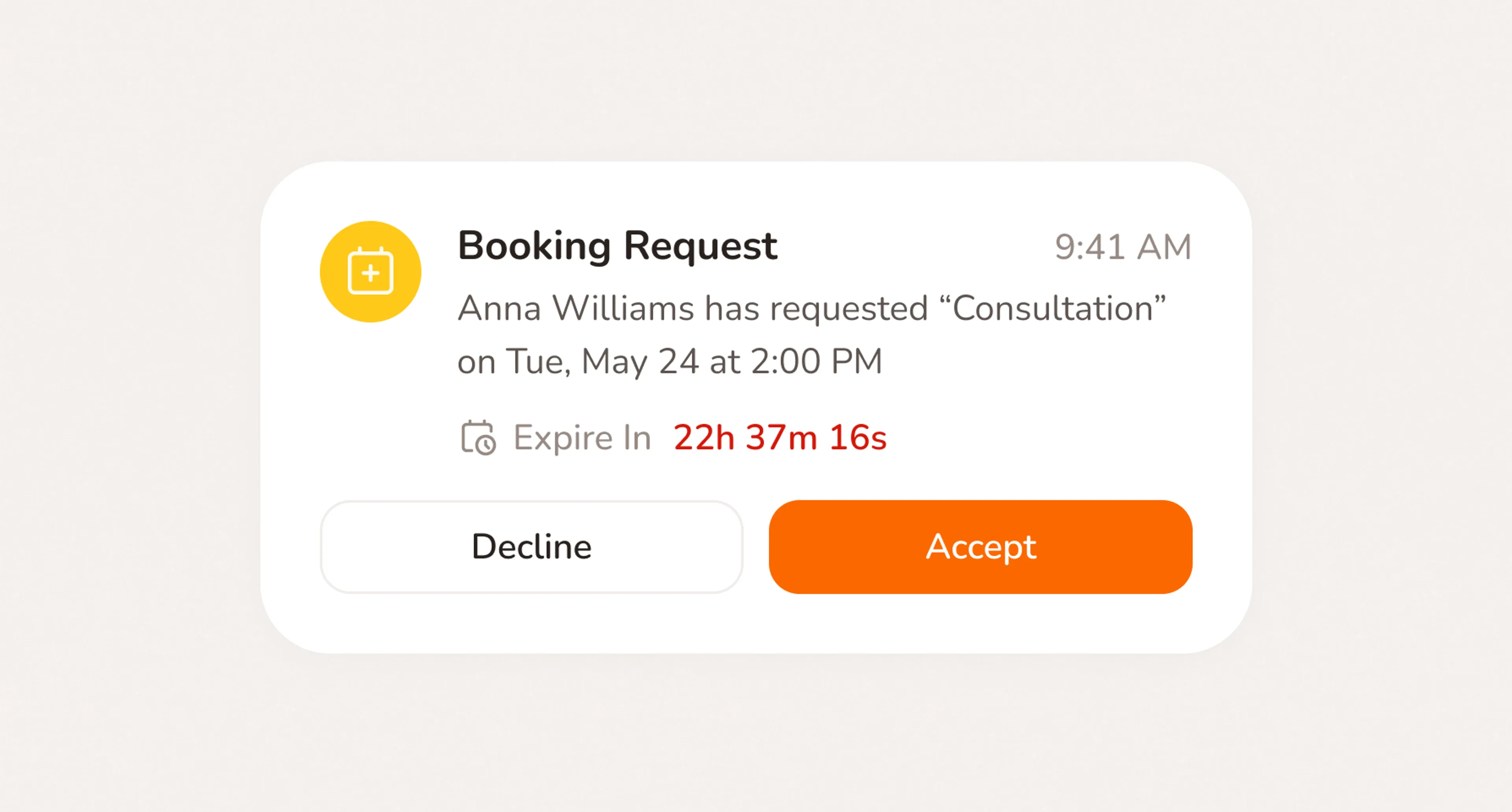 Booking approvals