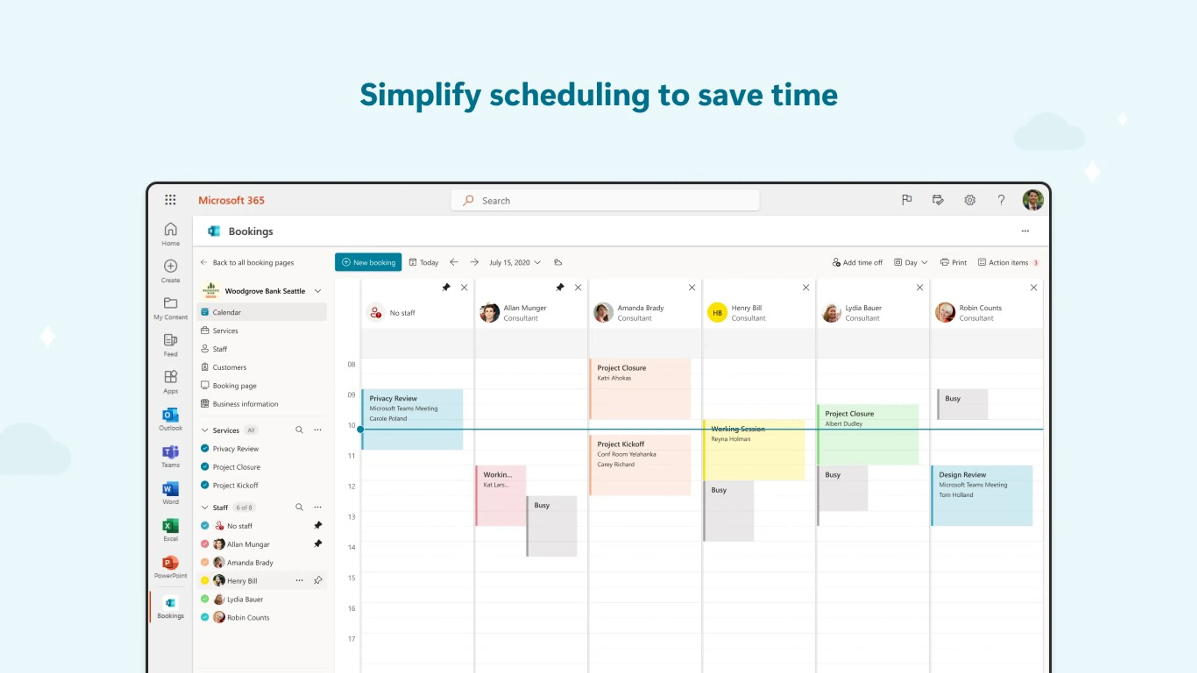 Microsoft Bookings