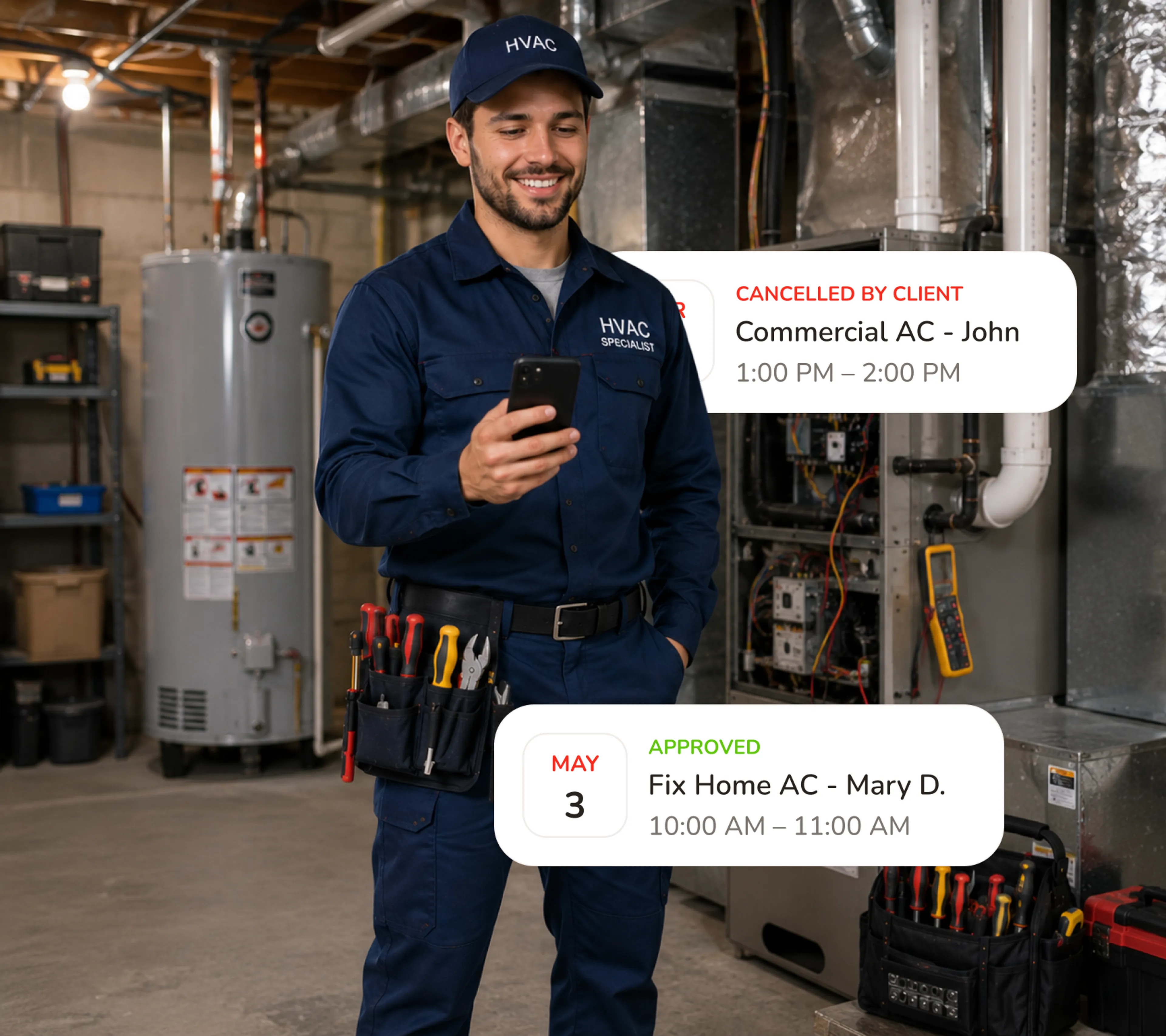 Everything on your phone - because your office is the truck