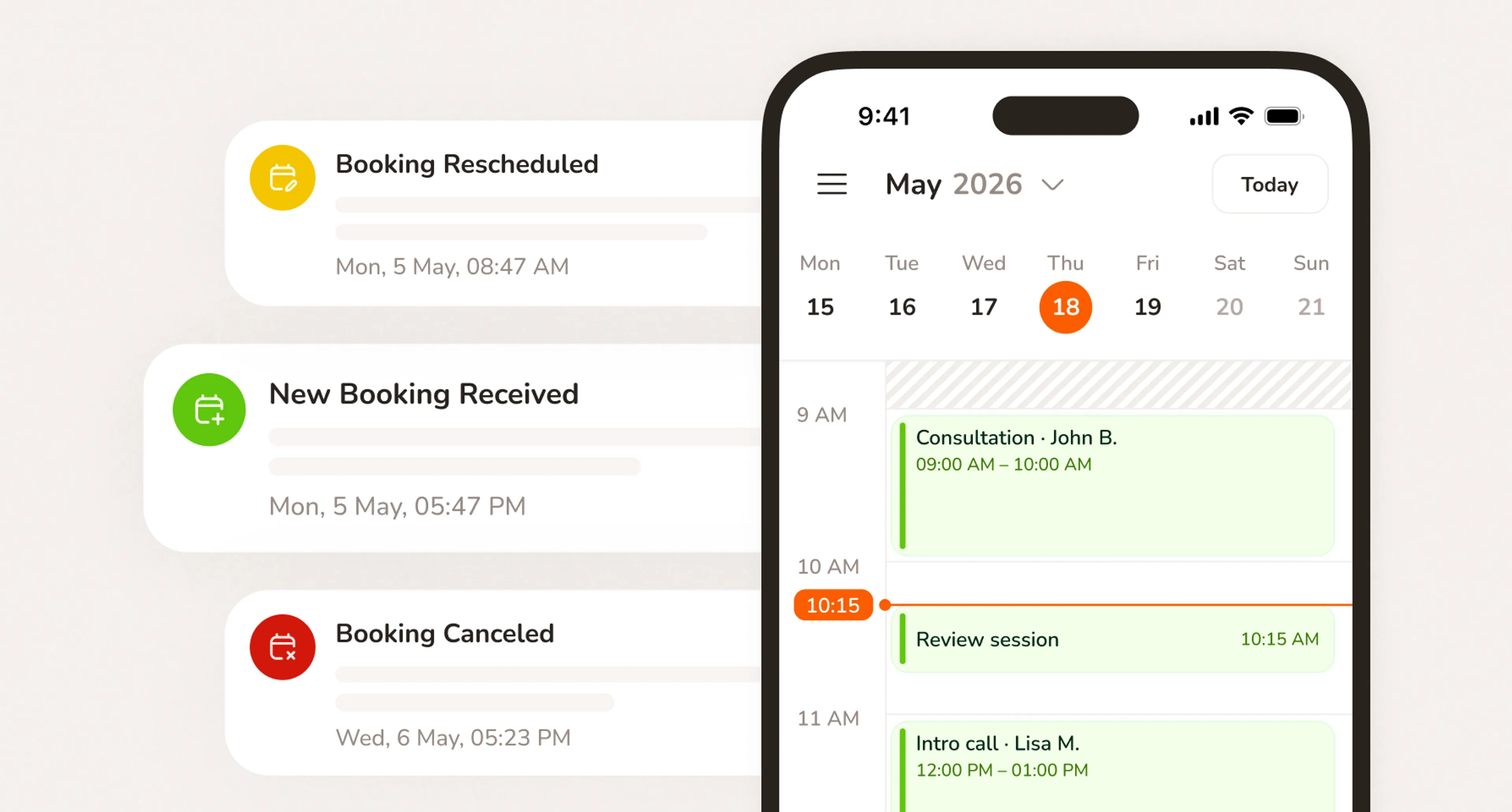 Run your schedule from your phone
