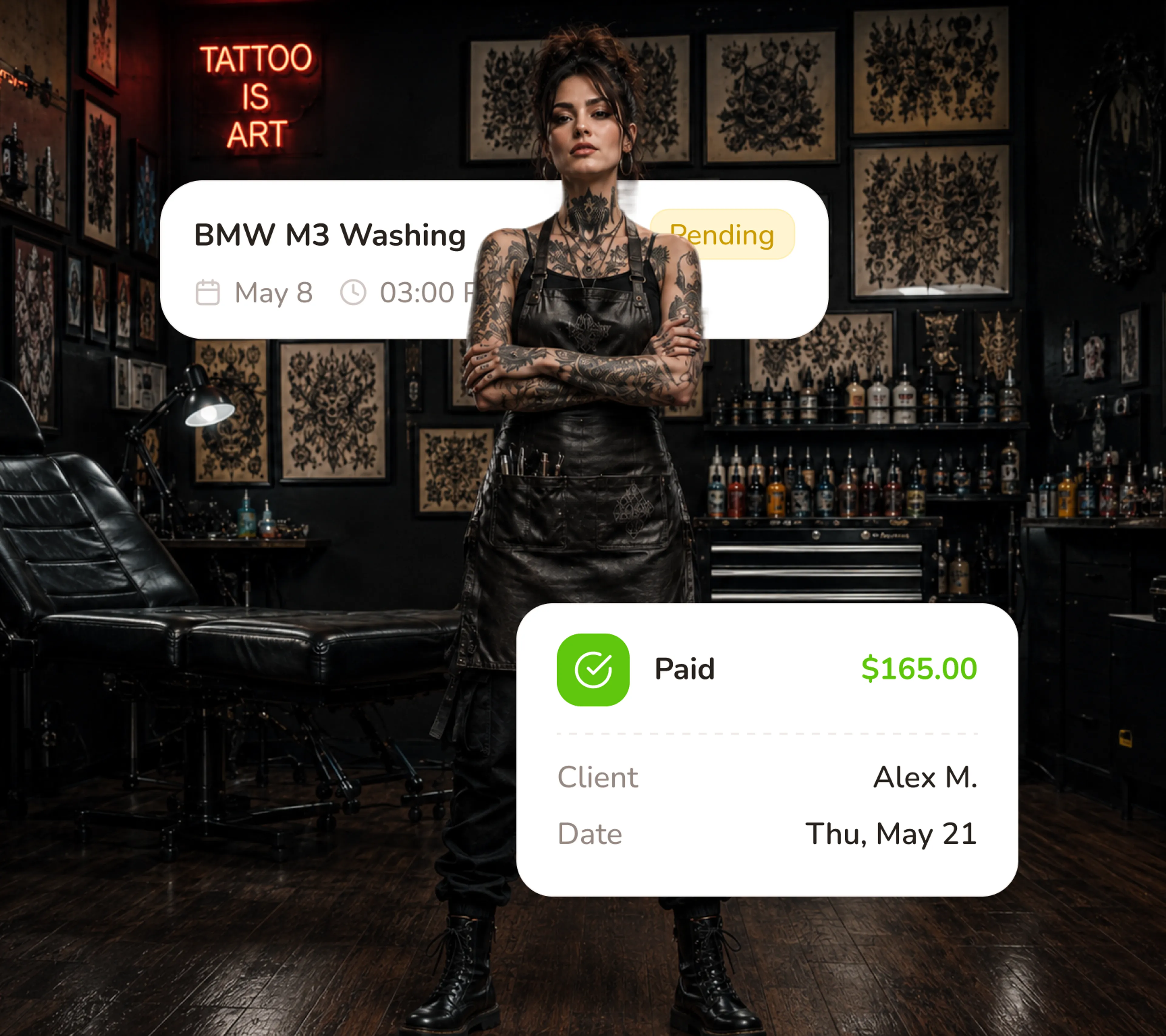 Deposit at Booking. Not in a DM.