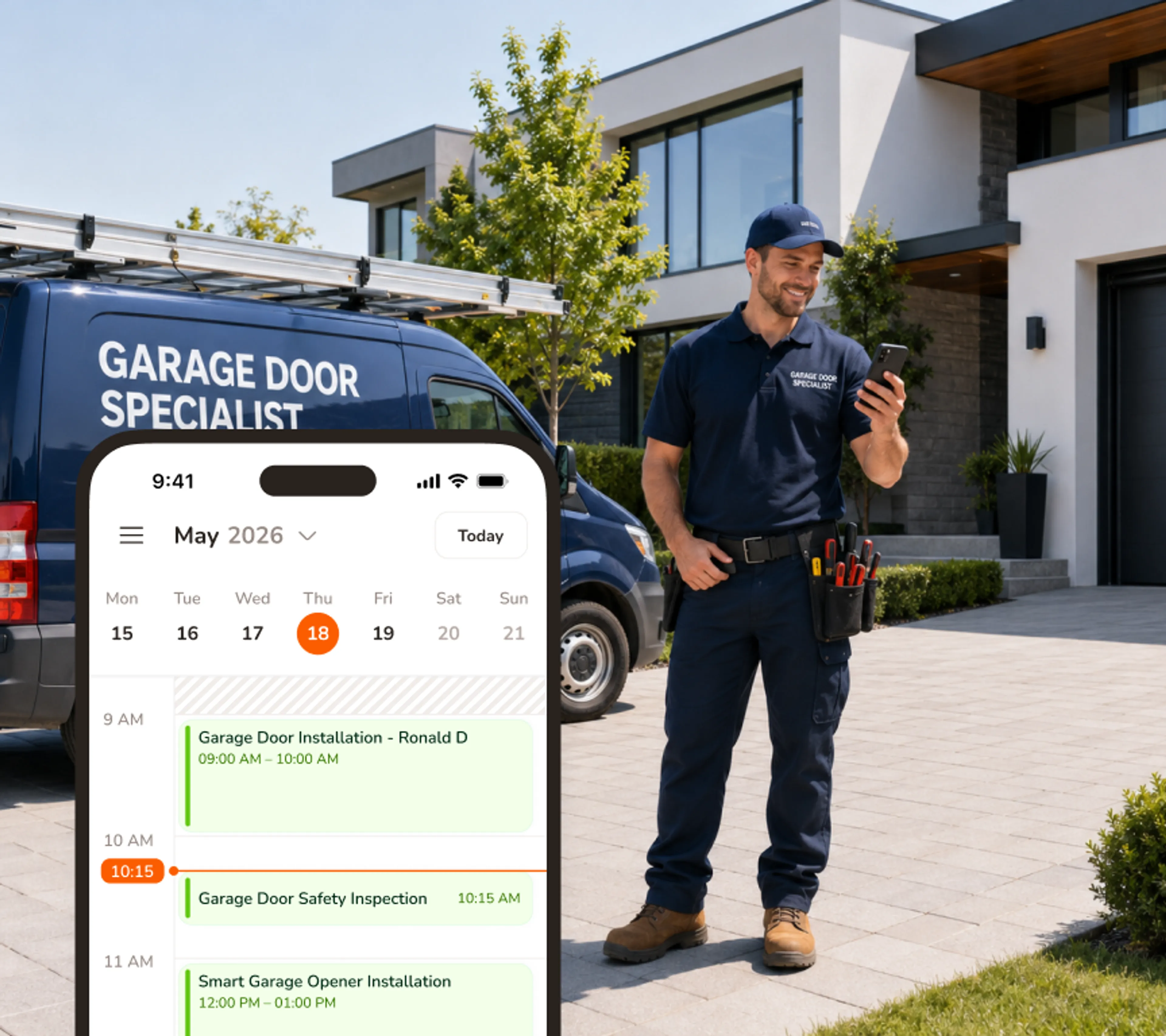 Everything on your phone - because your office is the truck