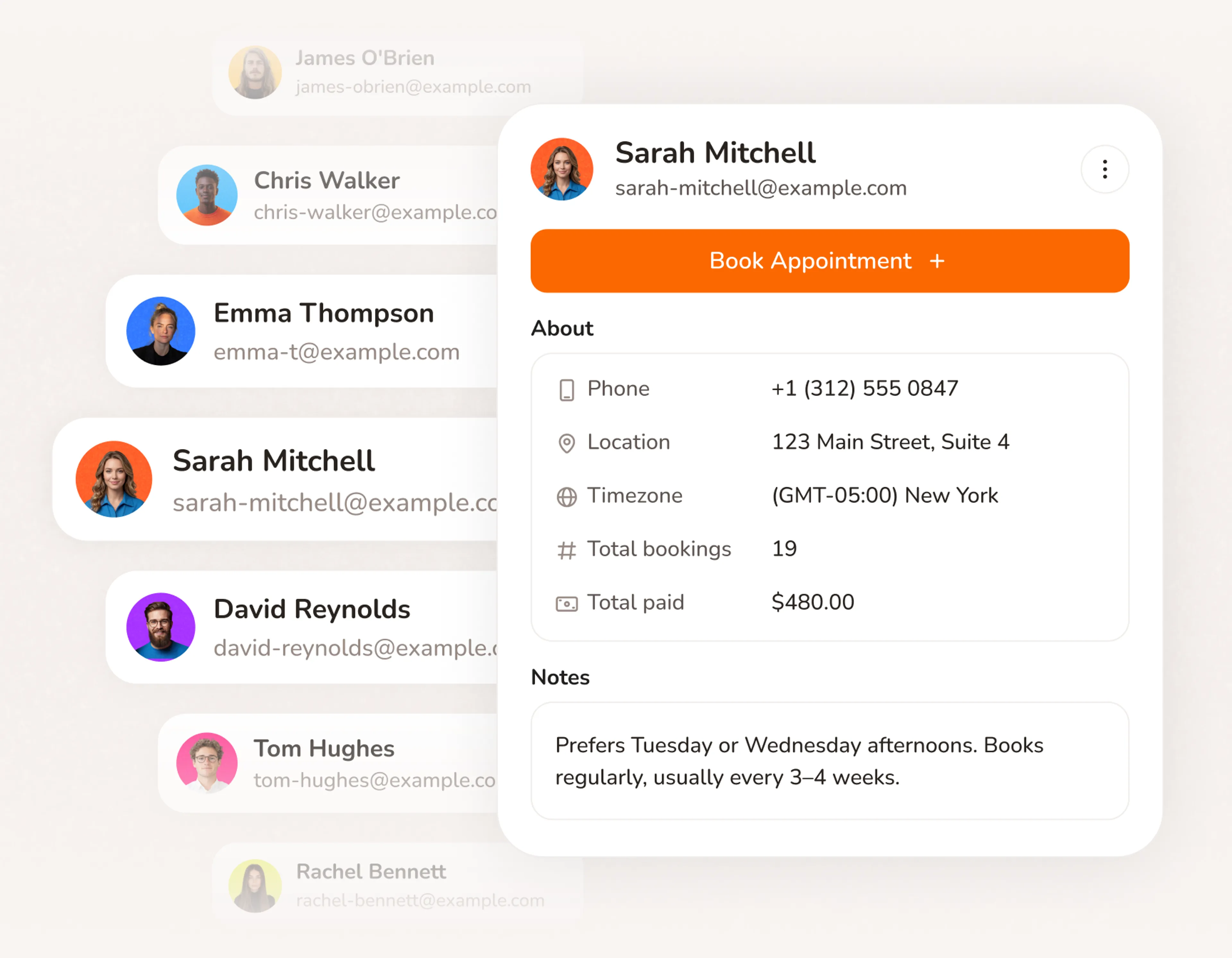 Client tracking software with no setup required