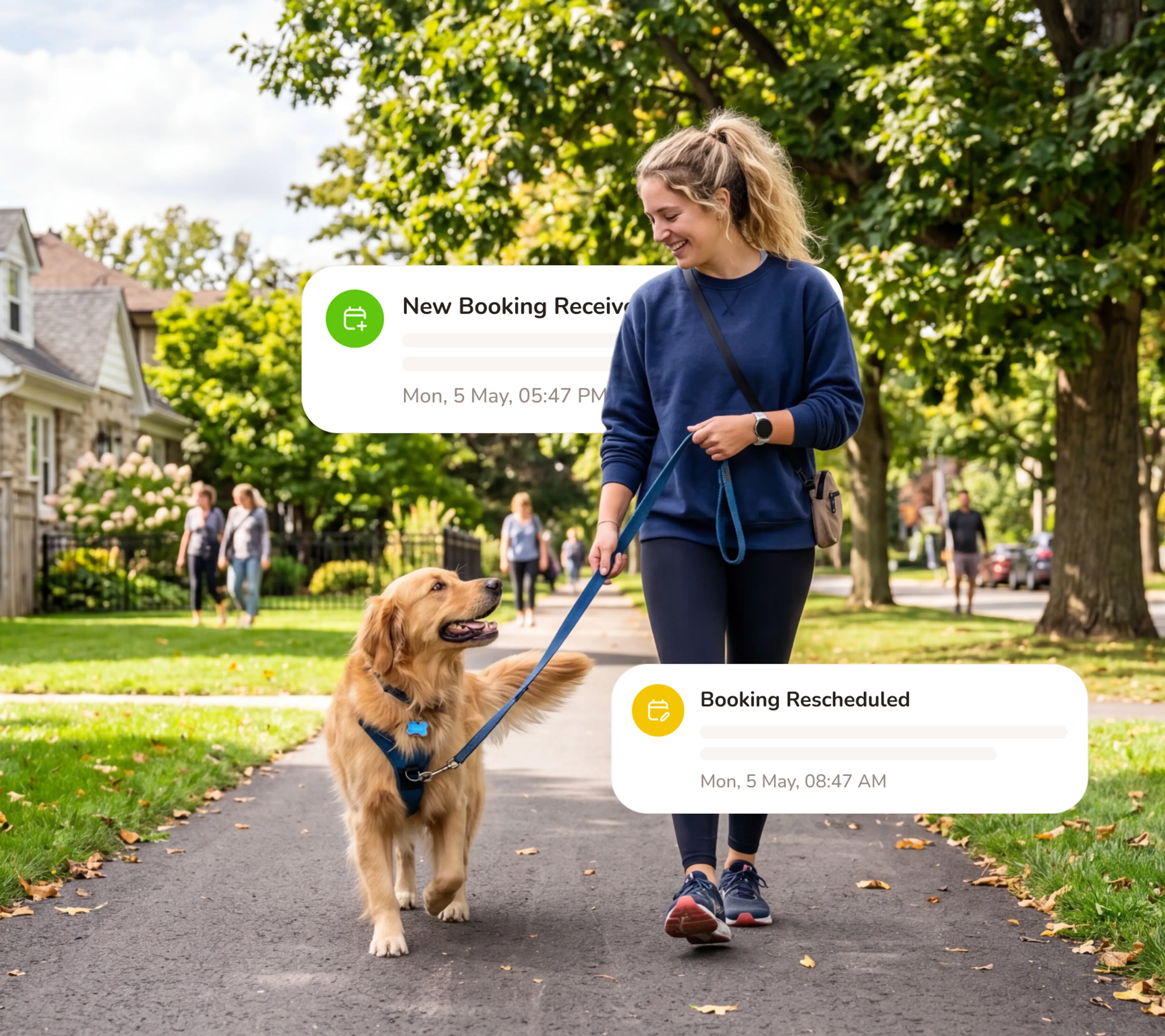 Your booking page works while you're on the route