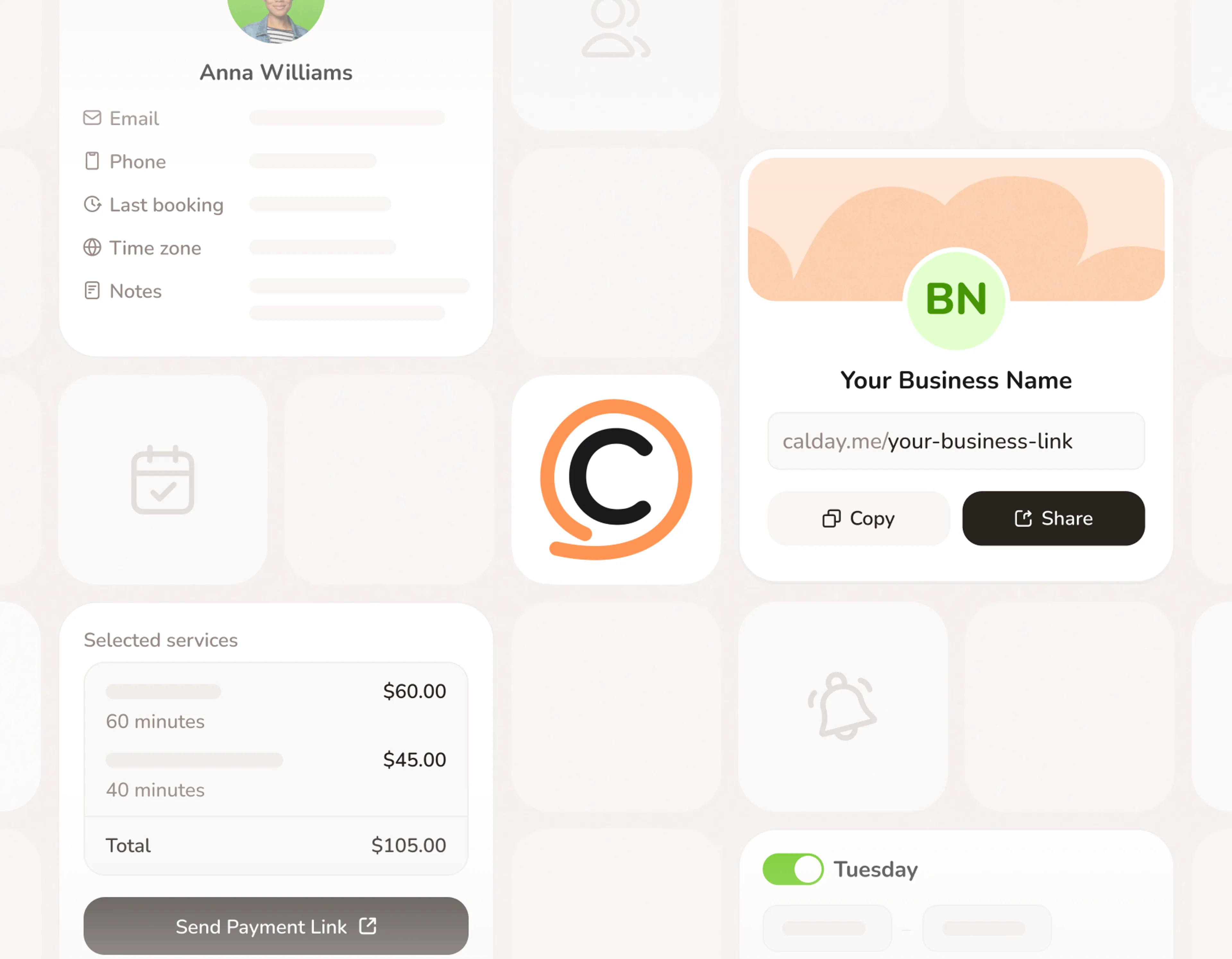 Calday app. Your whole business in your pocket.