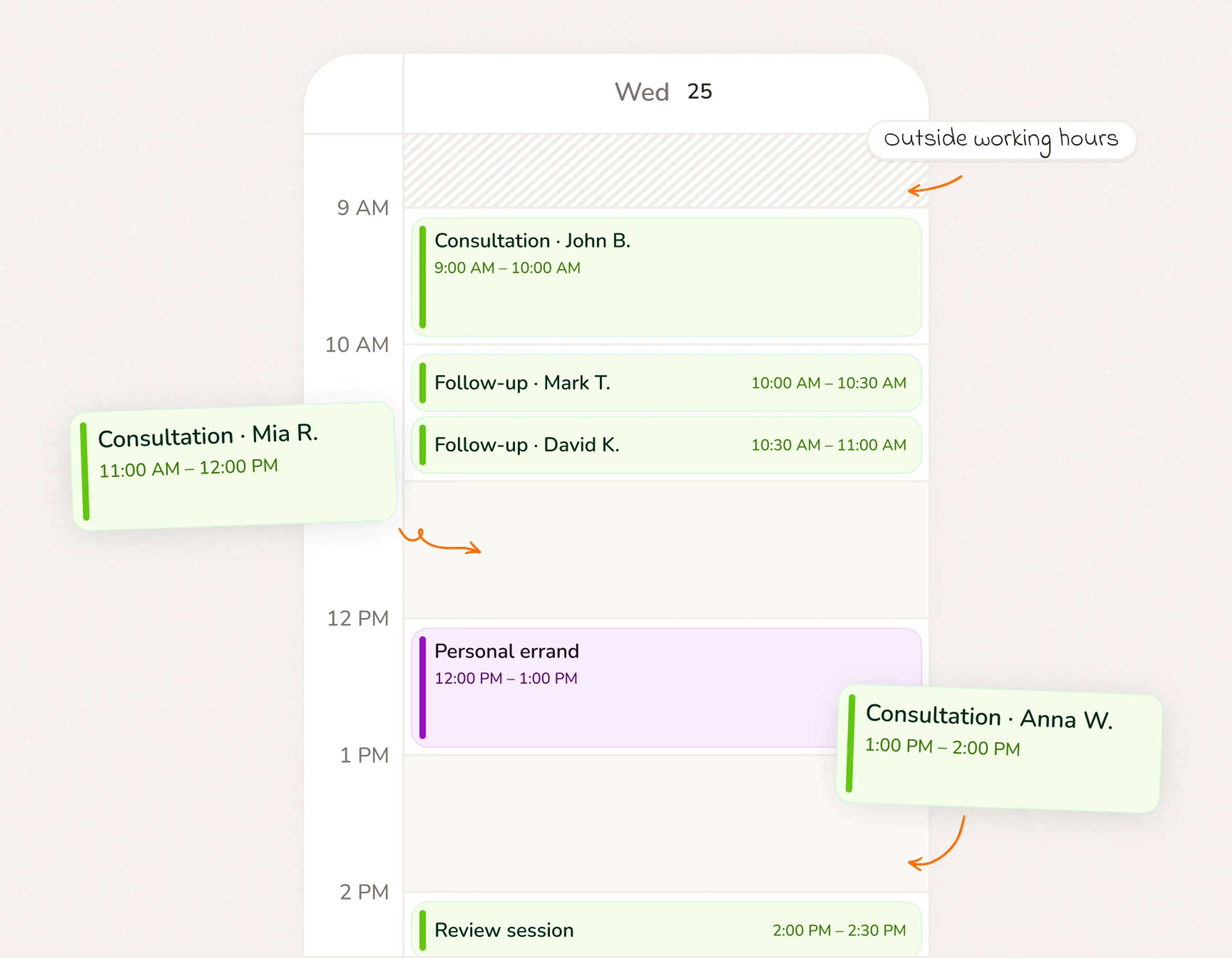 Smart scheduling that fits your day