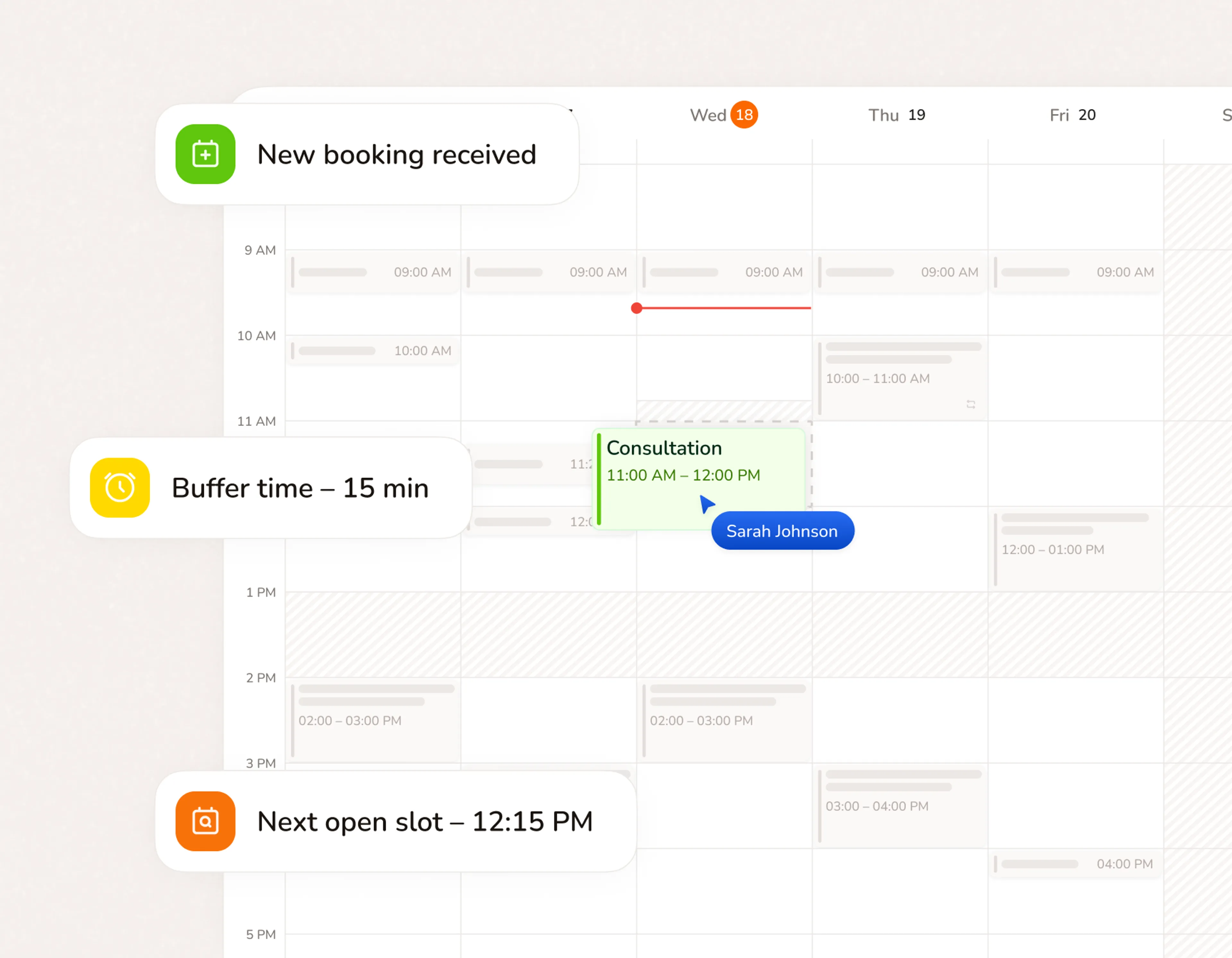 Your calendar fills itself