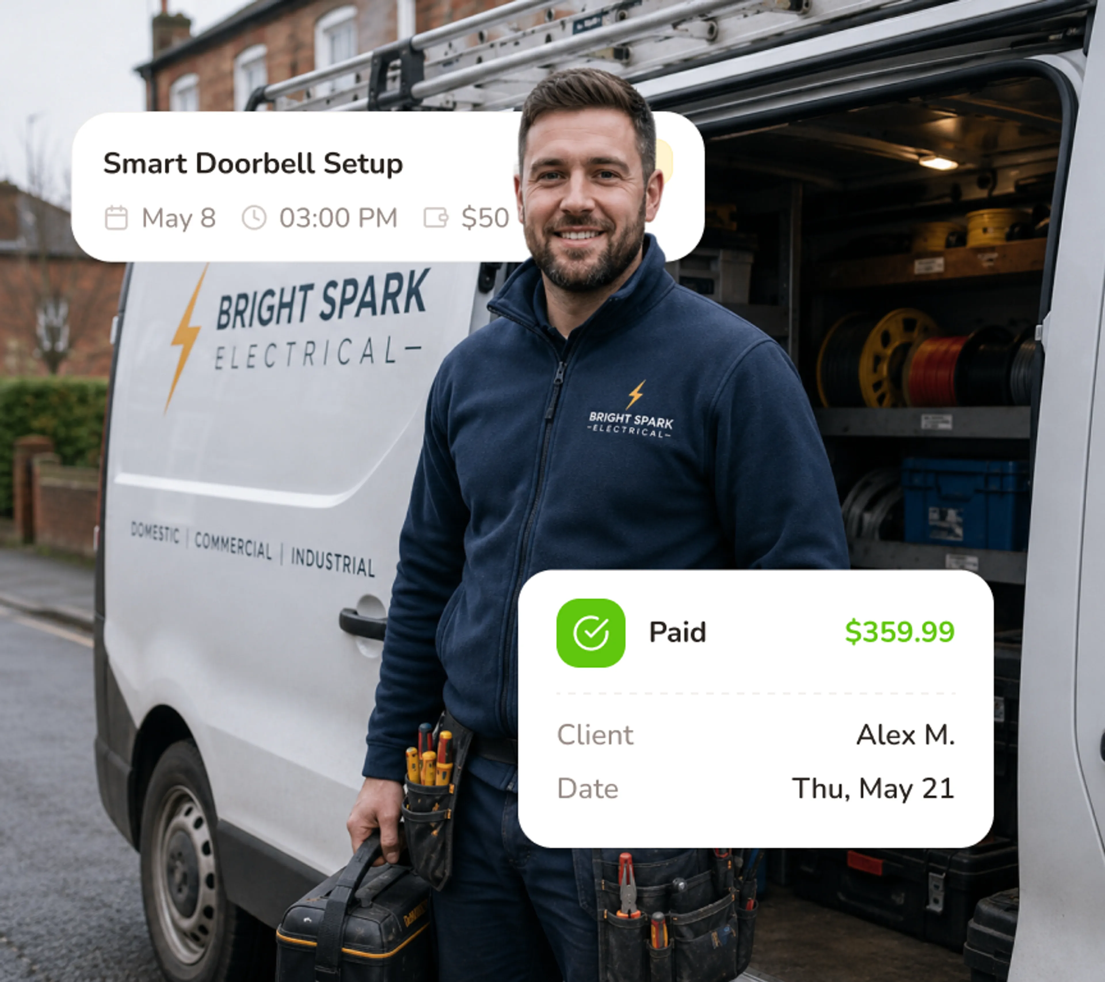 A homeowner who paid to book isn't going to ghost your drive