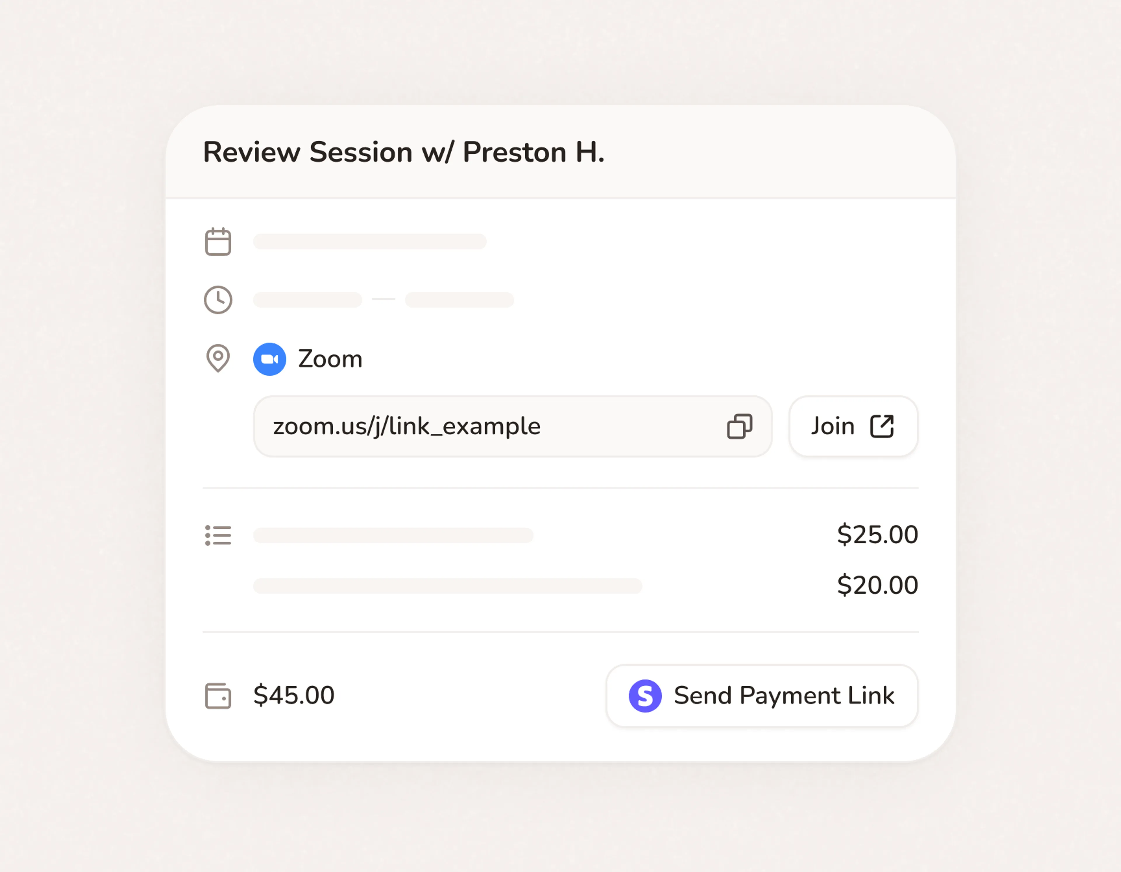 Zoom and Google Meet integration. Every virtual call ready before you are.