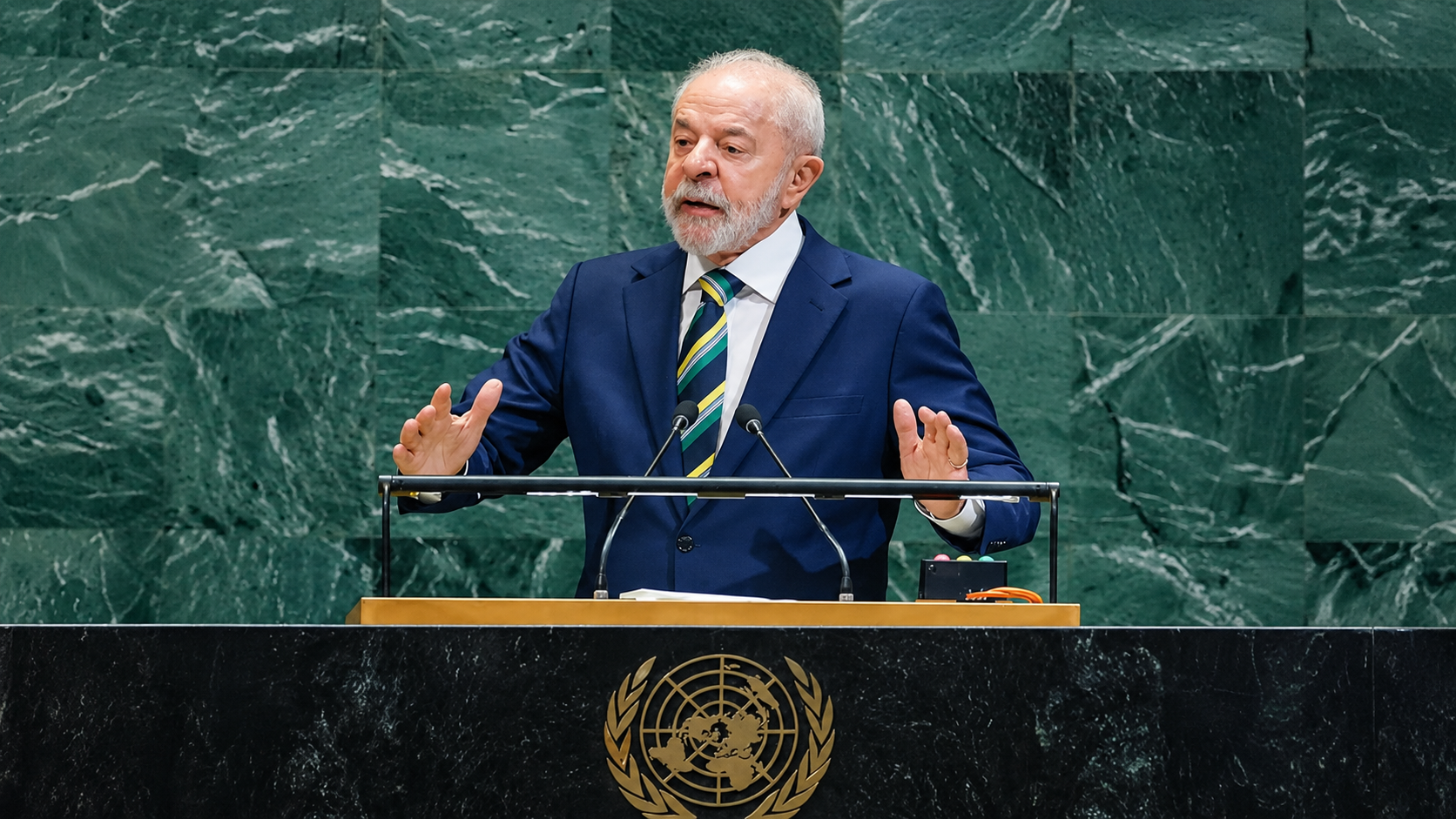 Discurso de Lula na ONU, sem presença dos EUA