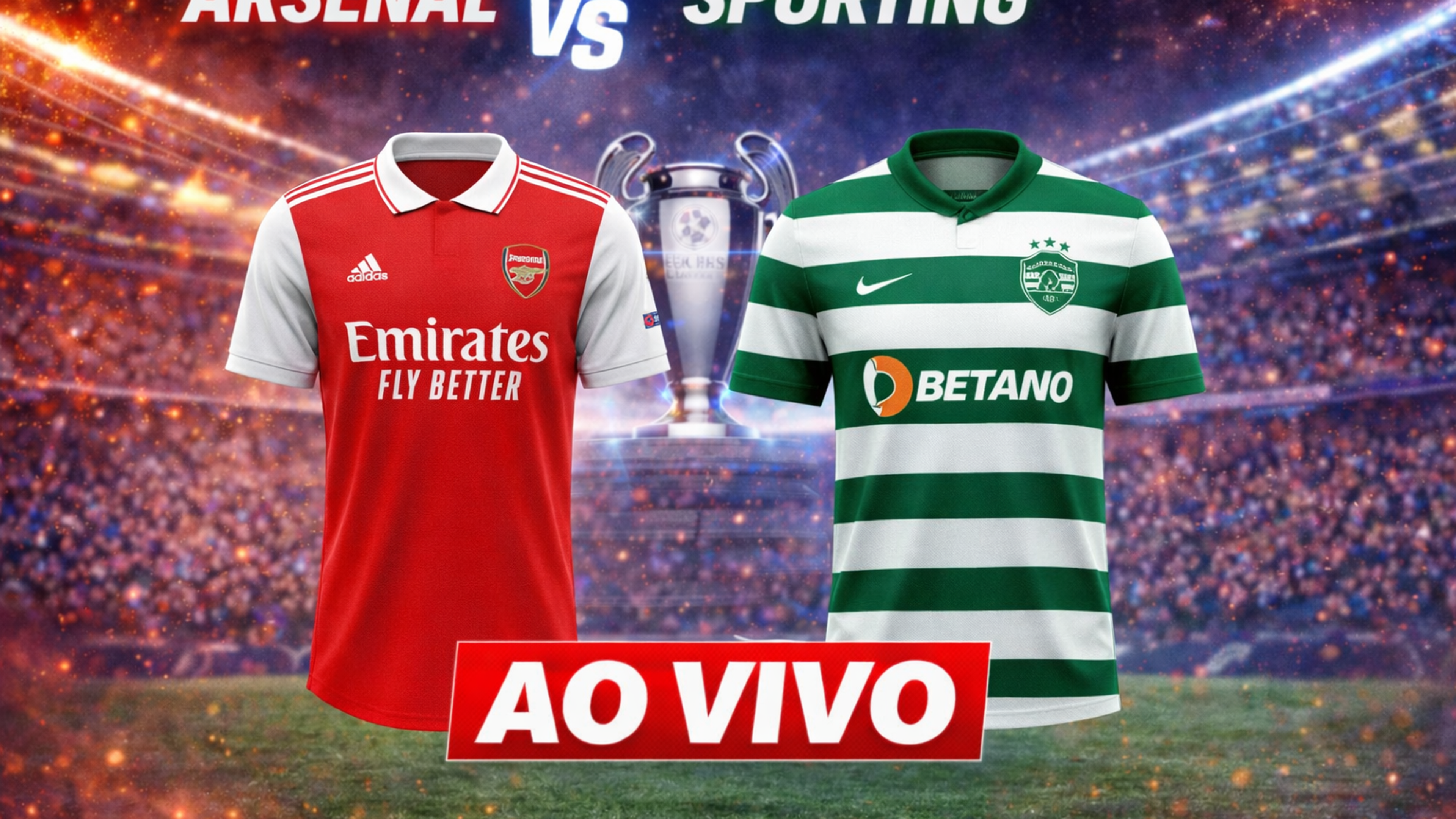 Ao - Vivo Champions League Arsenale e Sporting