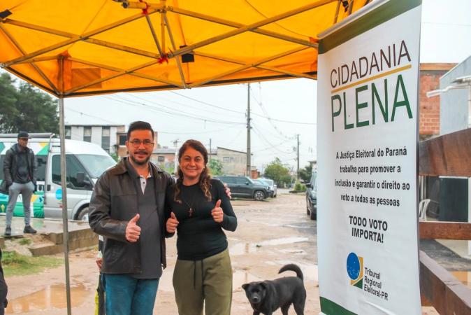 Após Pedido oficial de Deputado o TRE do Paraná realizou ação em Comunidade de Curitiba