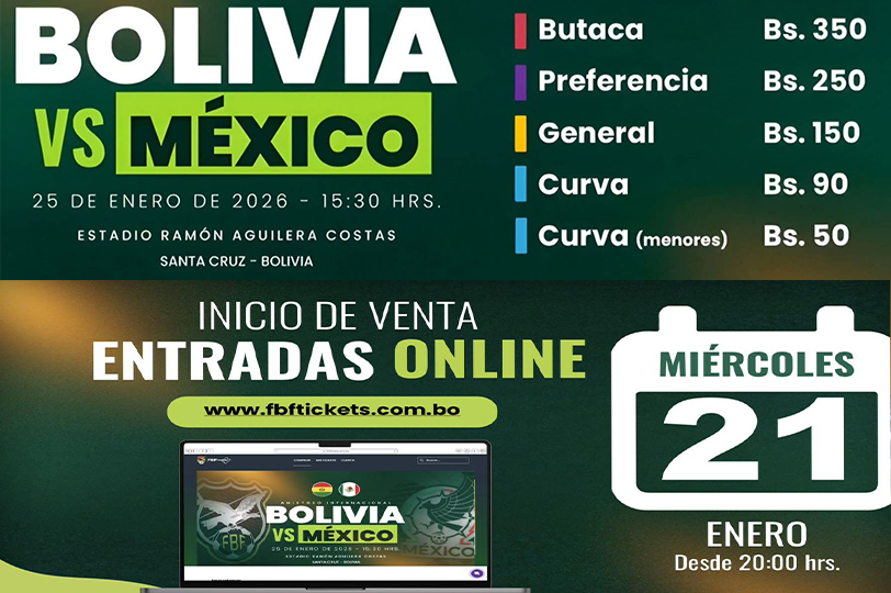Venta totalmente online Bolivia-México