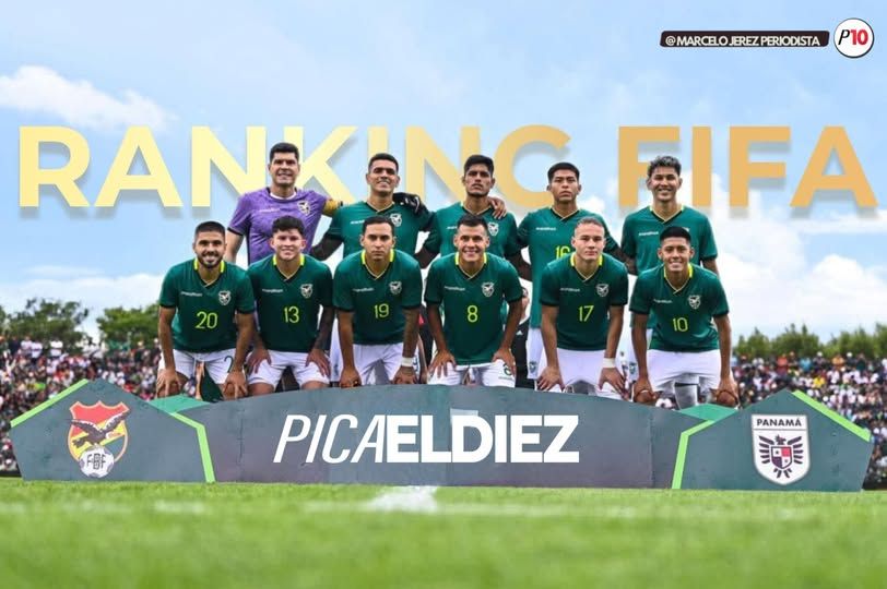 Ranking FIFA de Bolivia actualizado