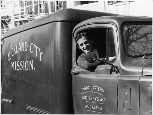 Man in a truck