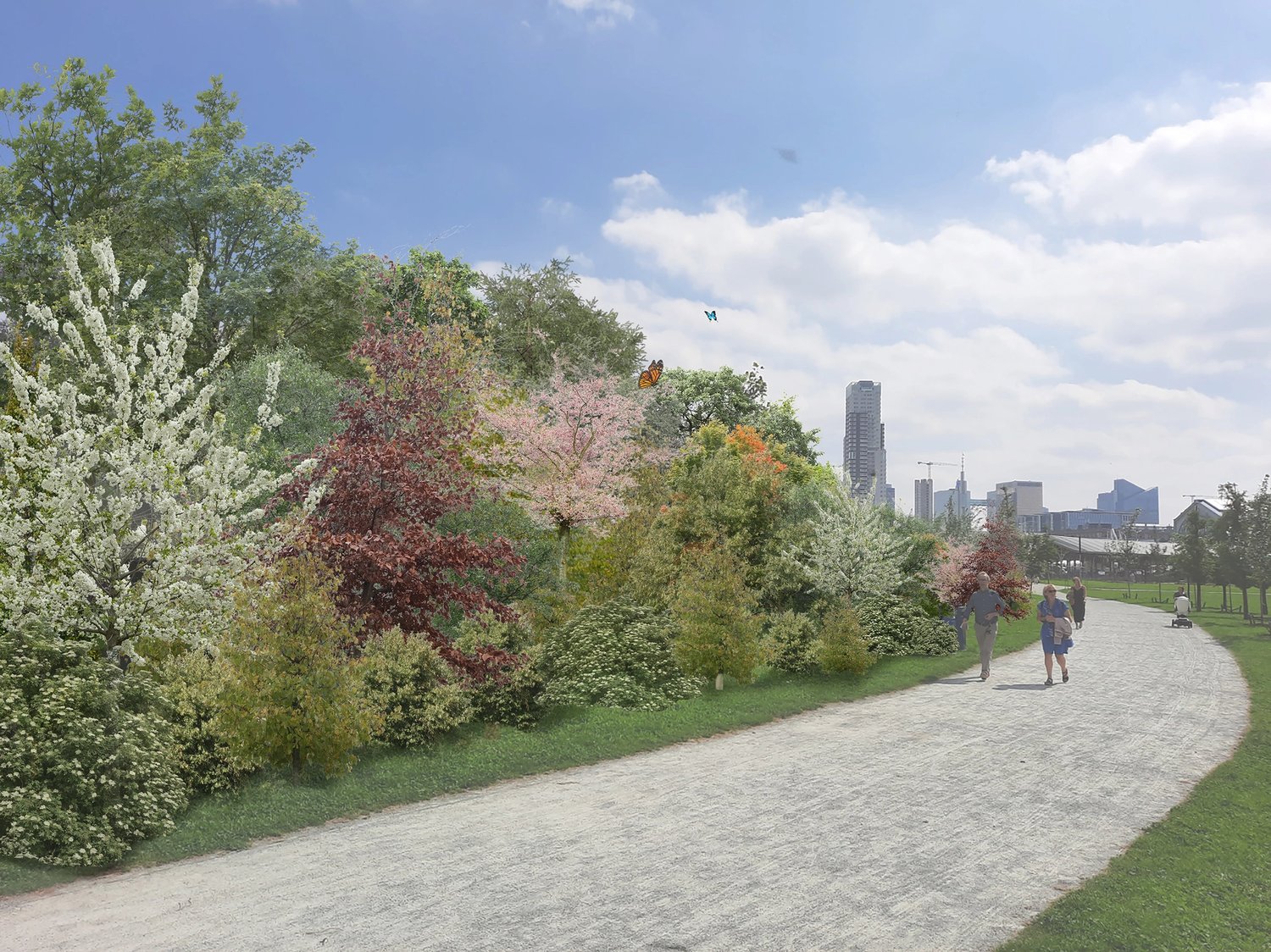 Tour & Taxis Forest 10 Year Visualisation