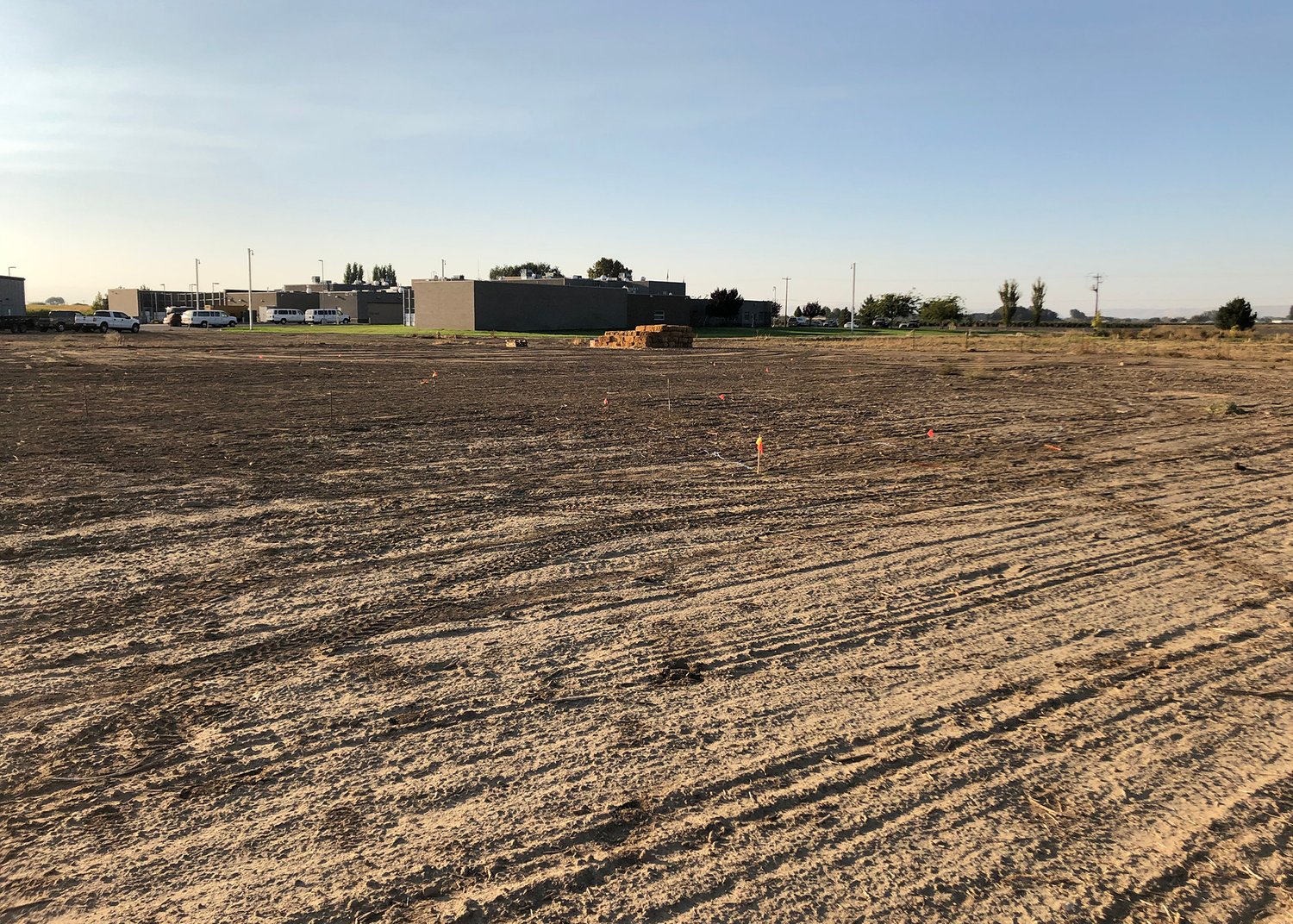 dirt field