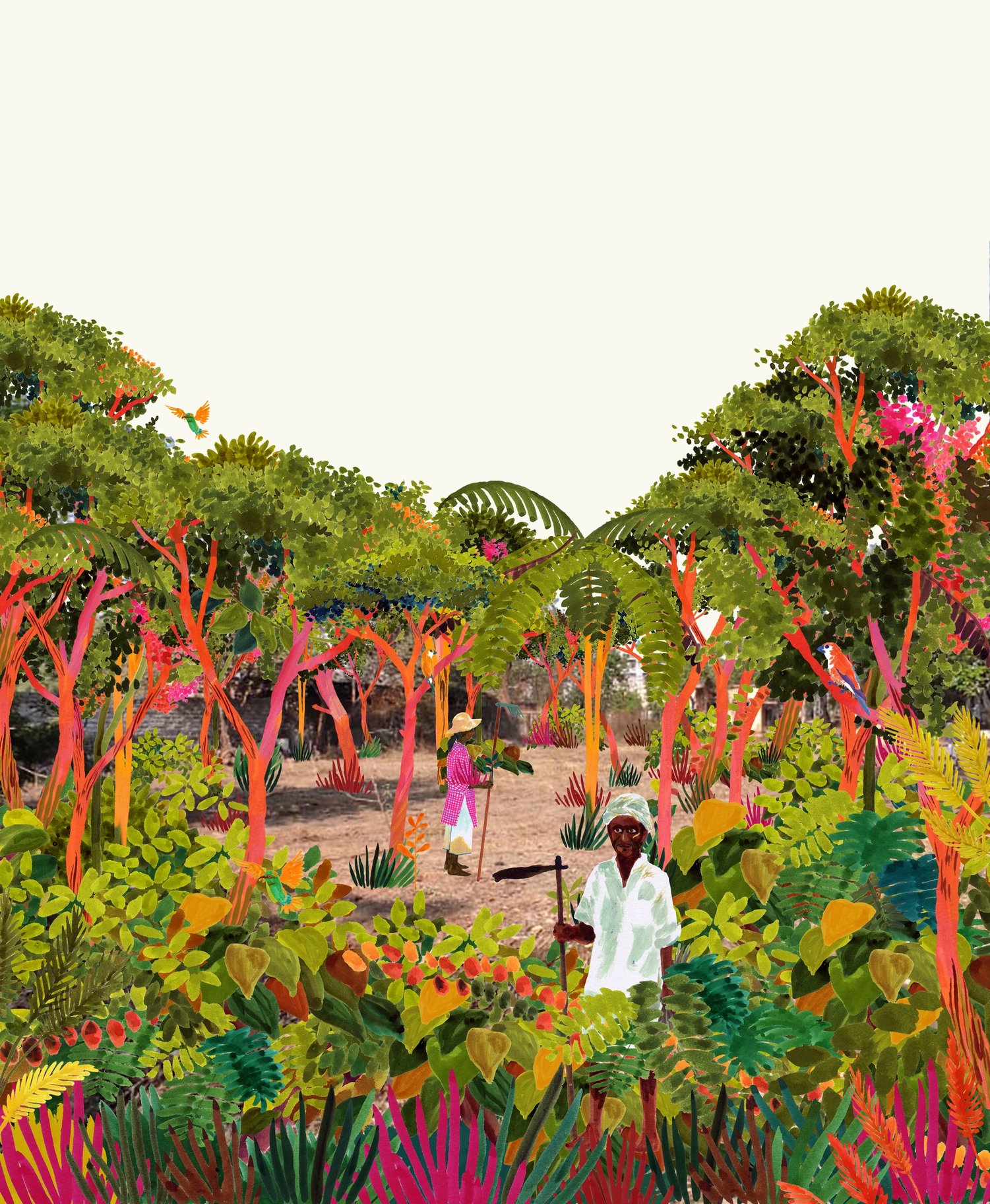 Urban Forest for a training institute in Osmanpura