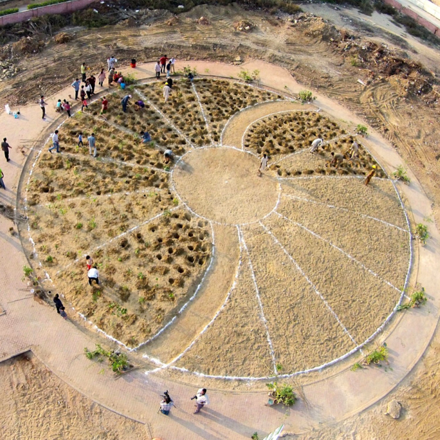 Rewilding projects in Karachi, Pakistan.