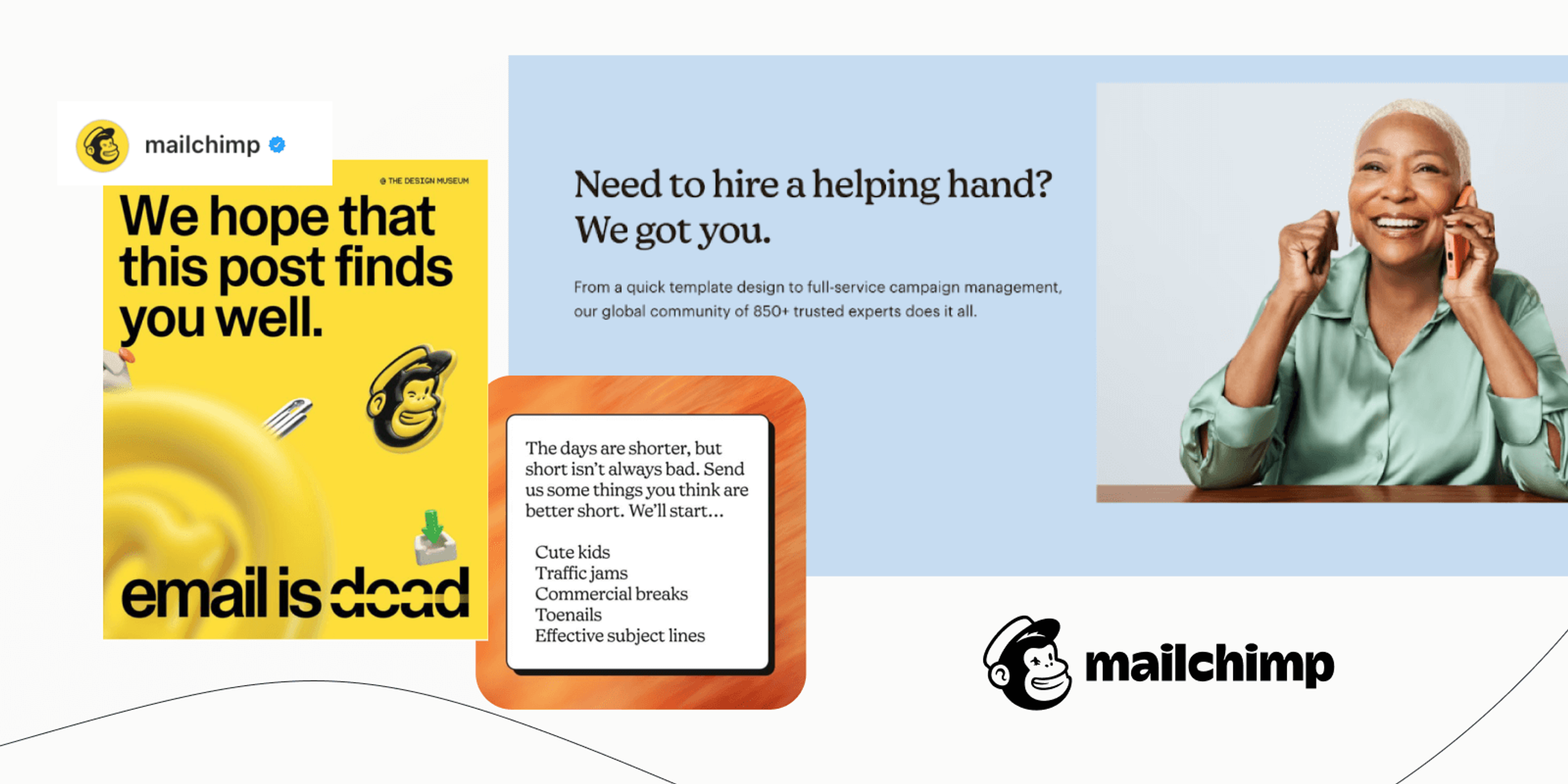 3.1. Mailchimp: Unternehmen sprechen, aber mit einem Augenzwinkern