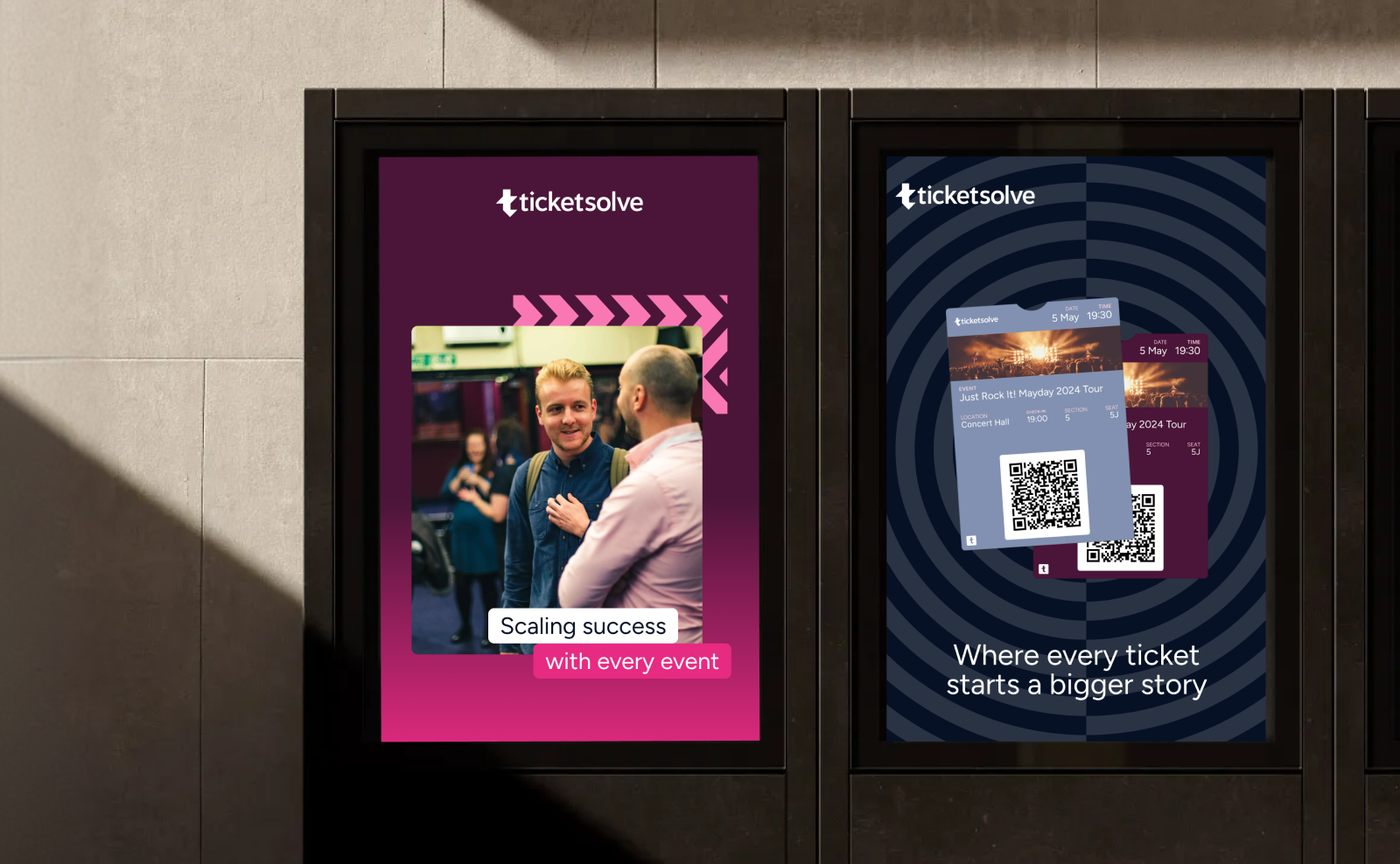 Brand communication: OOH for Ticketsolve