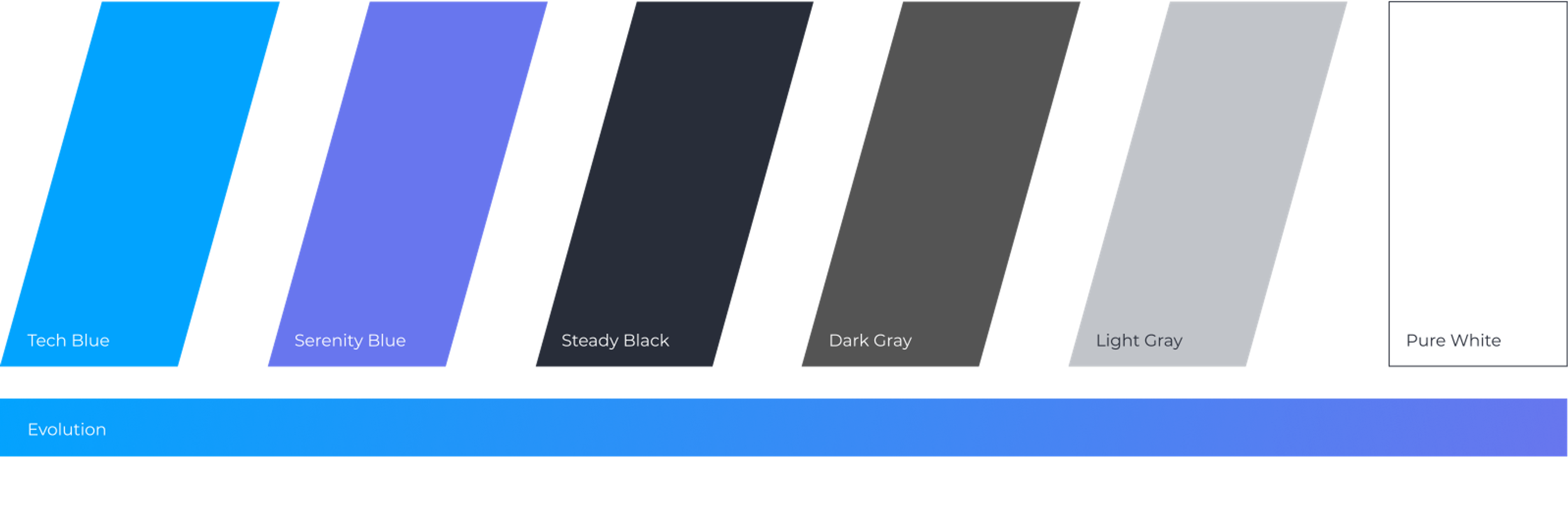 Pratus color palette: technology, tranquility