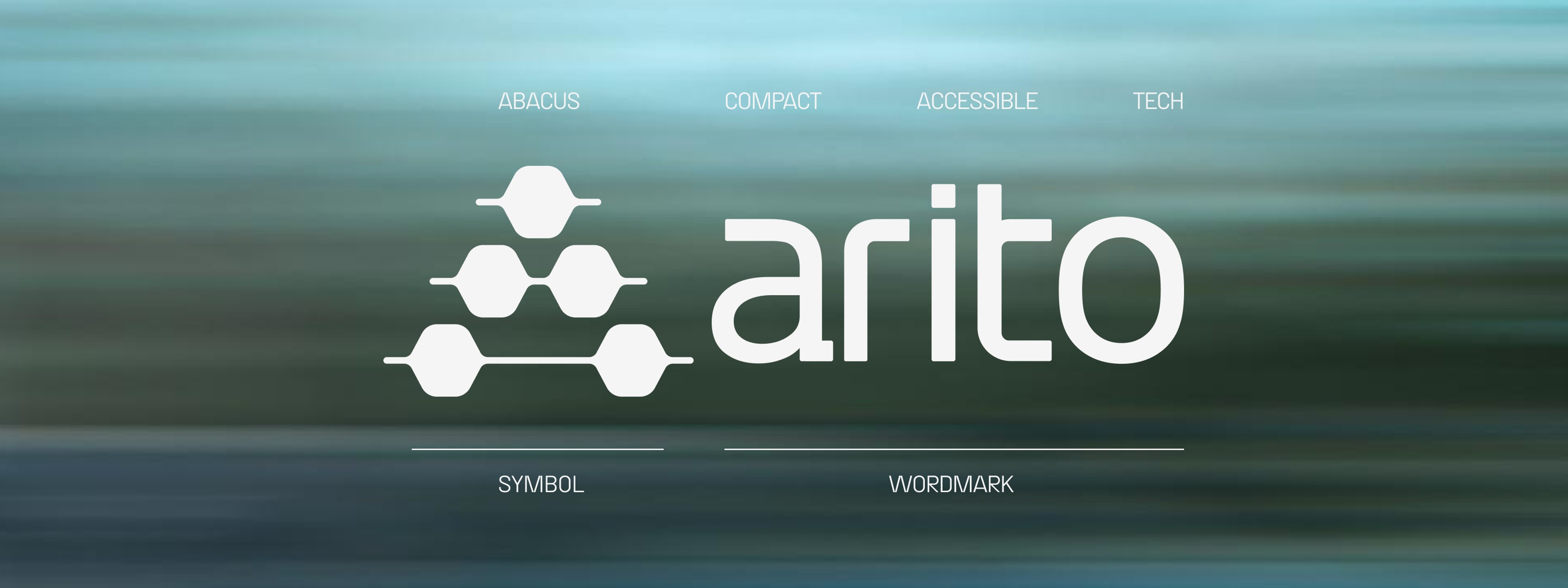 Startup logo for Arito: Symbol and wordmark