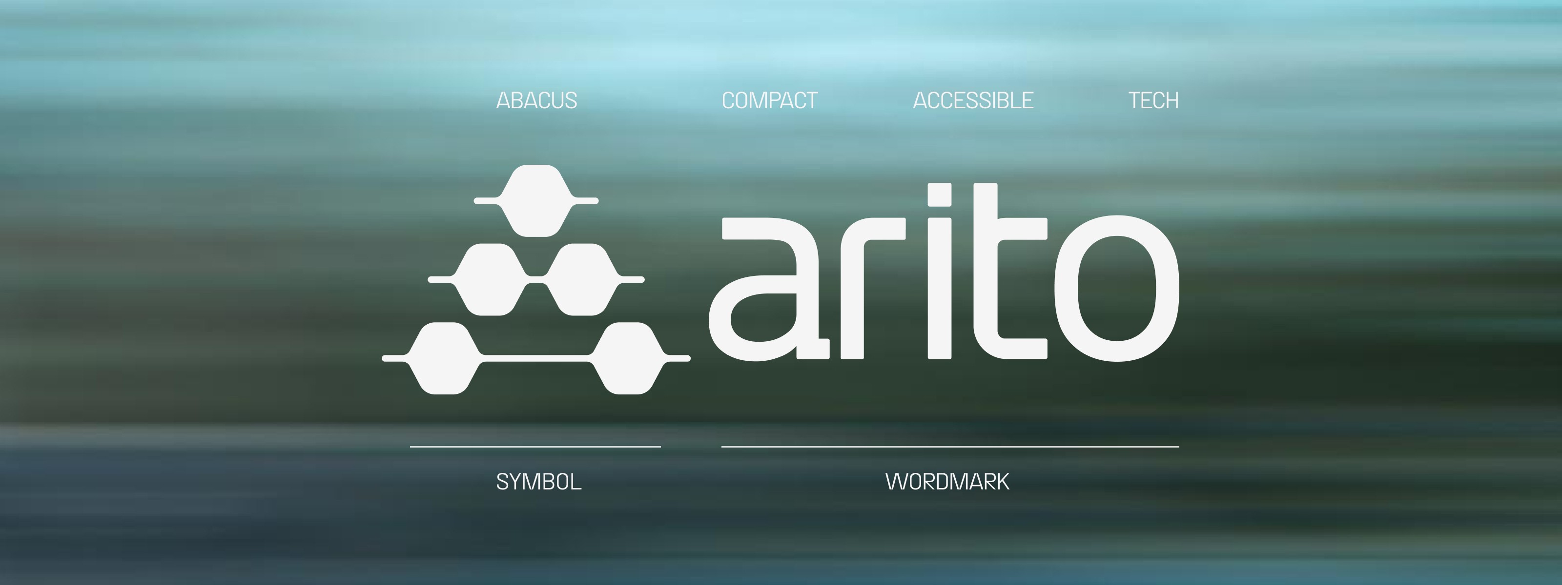Startup logo for Arito: Symbol and wordmark