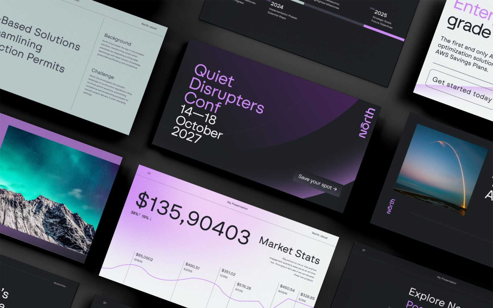 Brand communication for North: presentation deck