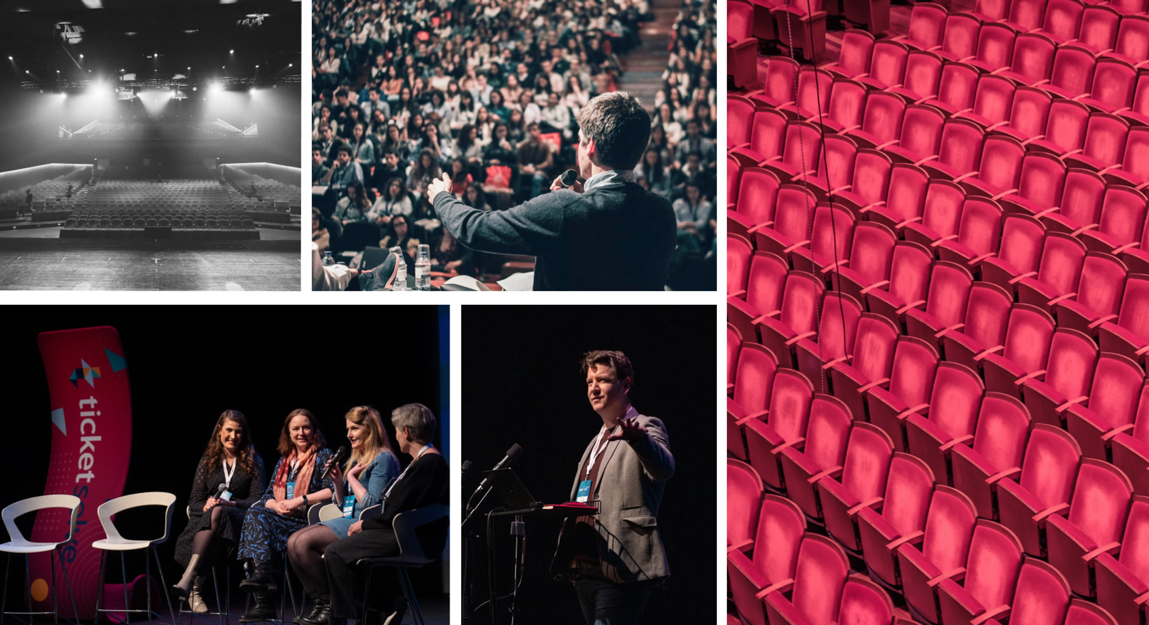 Ticketsolve imagery style: connection customers and partners