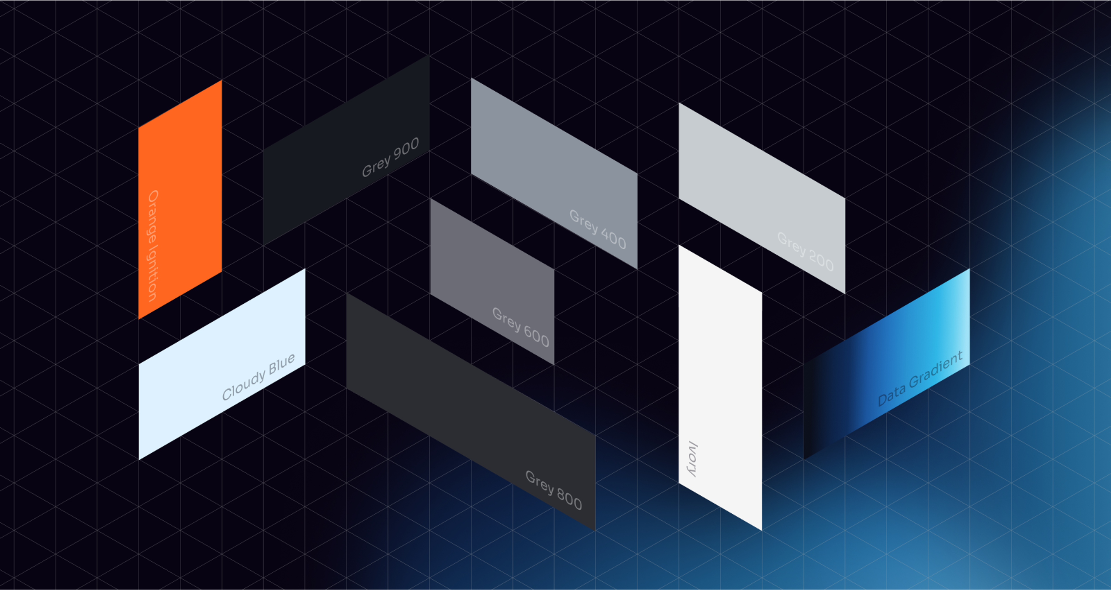 Brand colors: tech look and feel