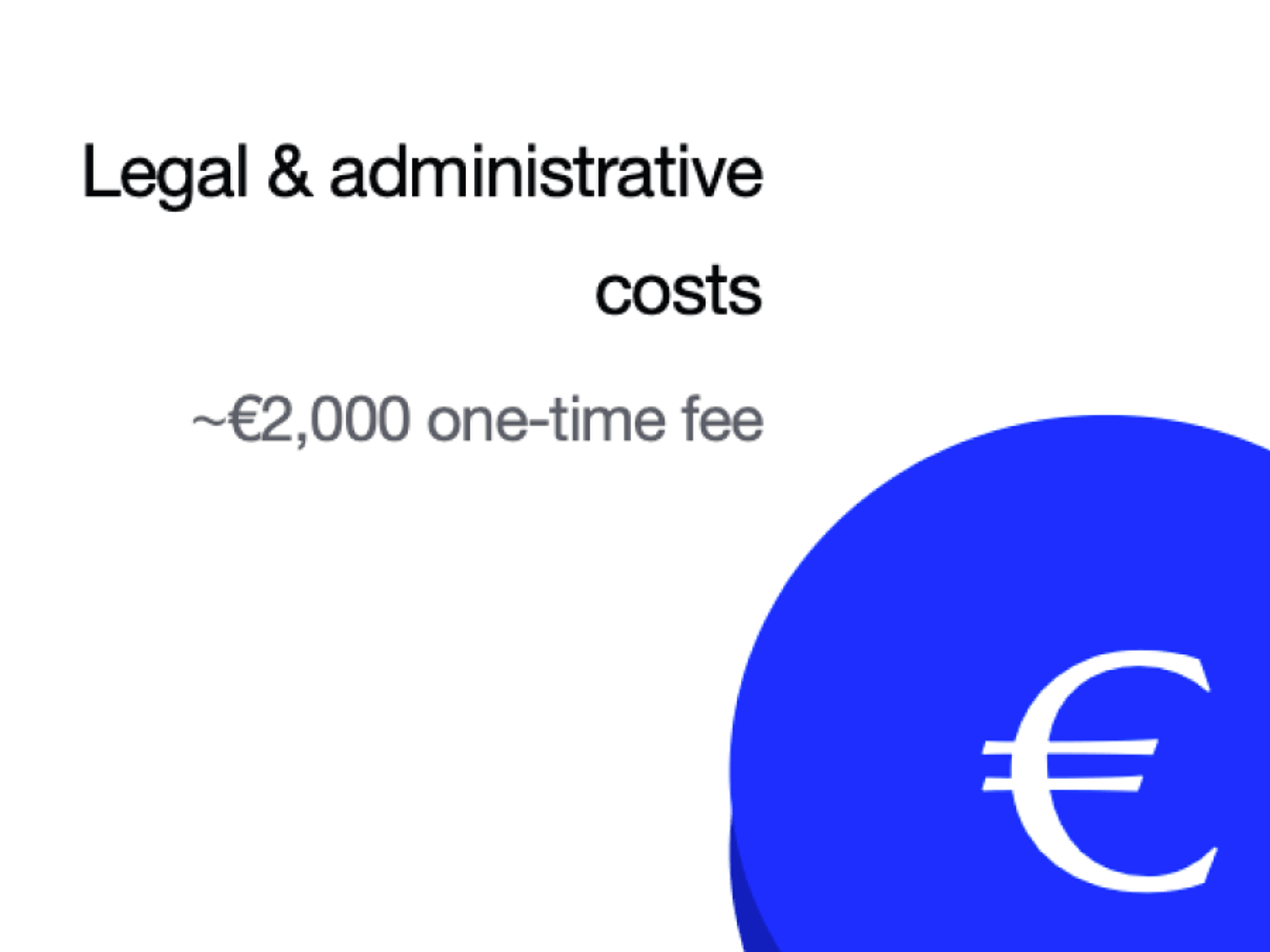 Legal and administrative costs