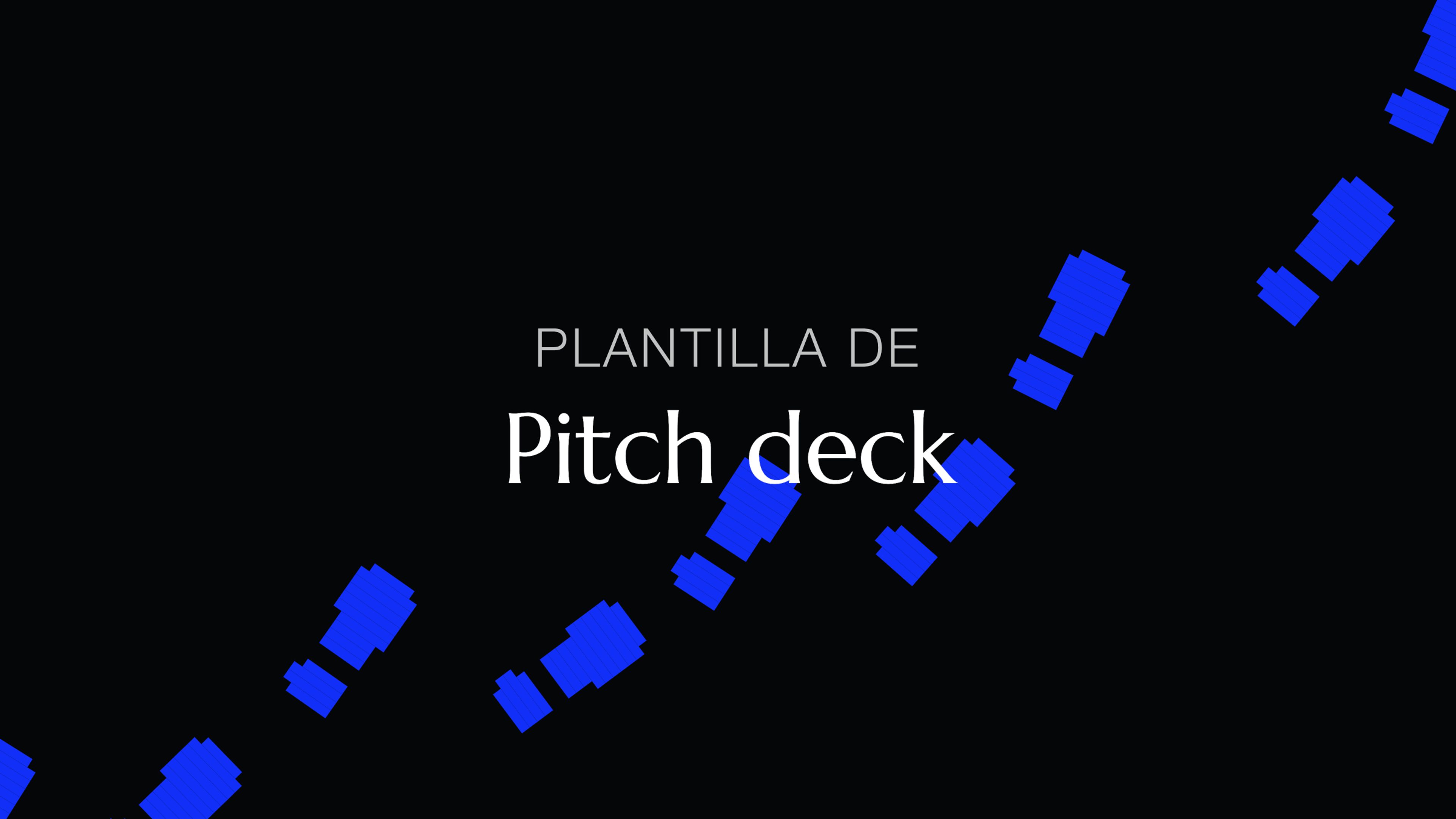 Plantilla de pitch deck