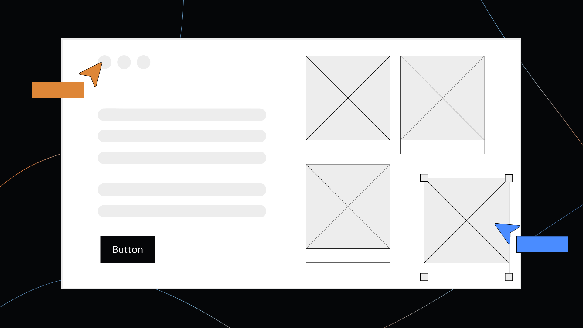 Content & low-fidelity wireframes