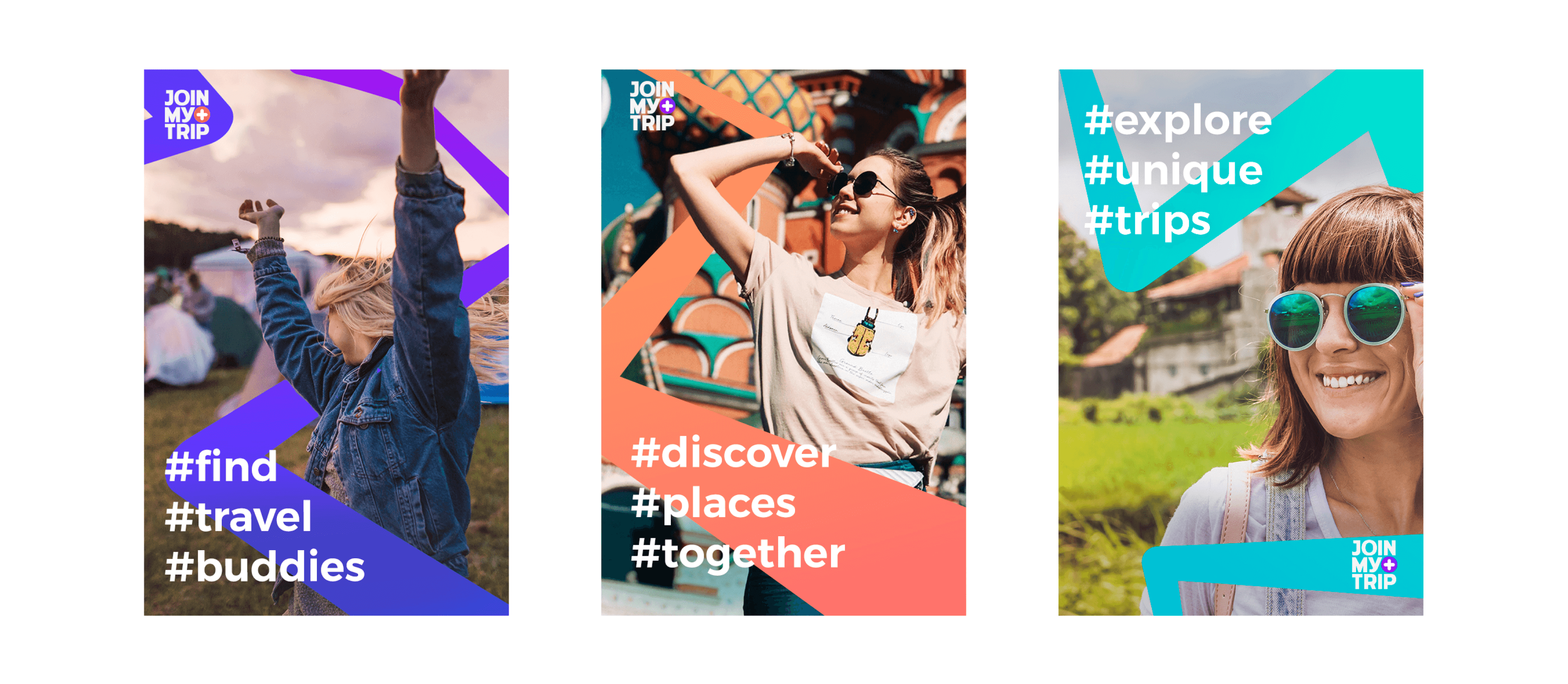 Creative visuals for Joinmytrip