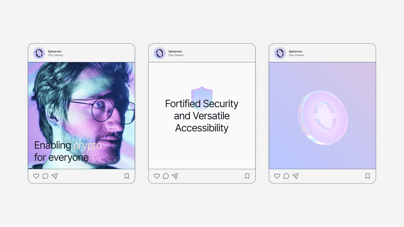 Brand communication for Spherom: Social media