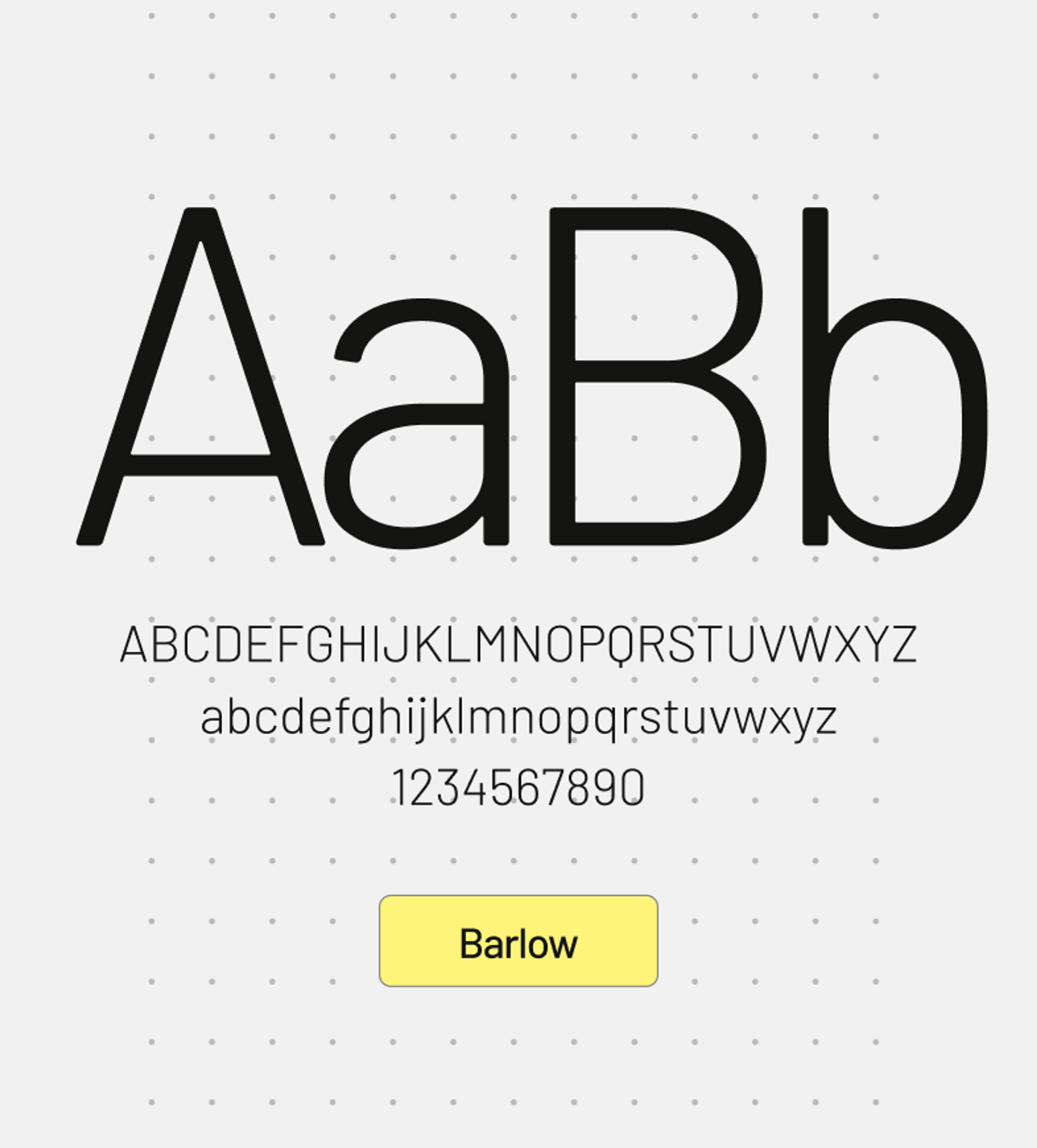 Featherless typography
