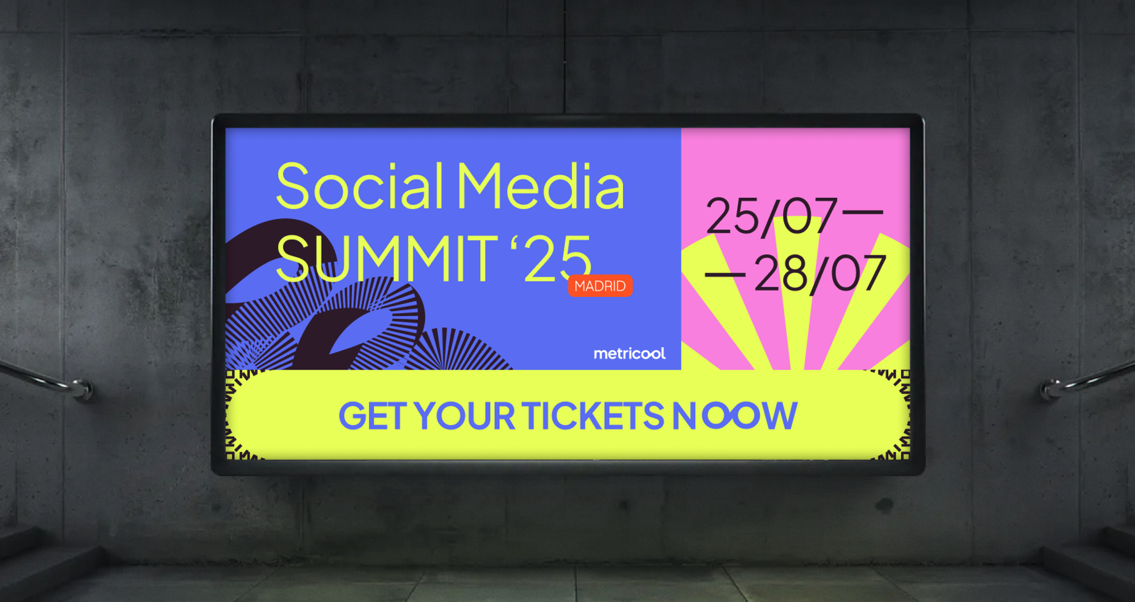Brand communication Metricool: Billboard