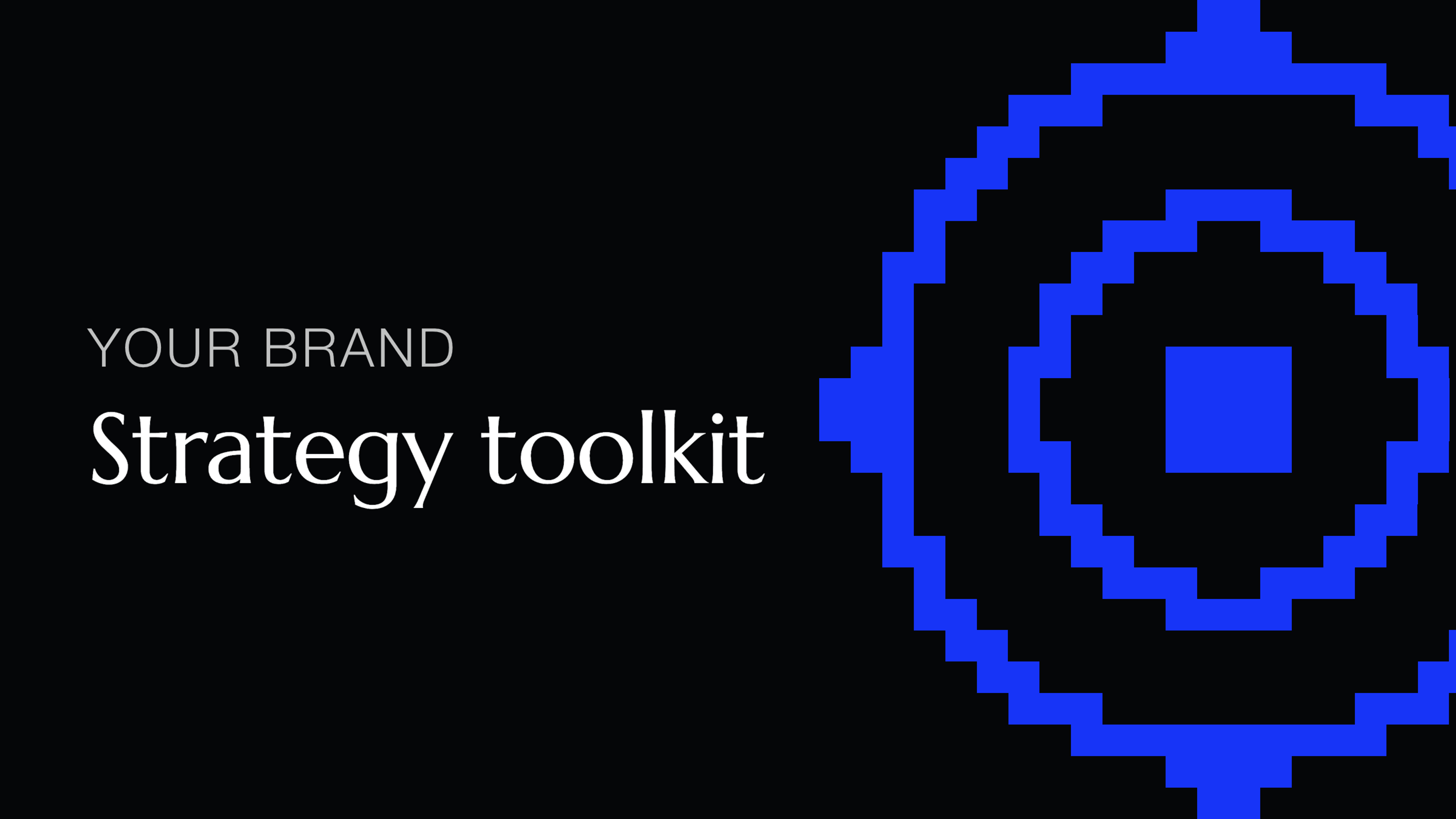 Brand strategy toolkit cover