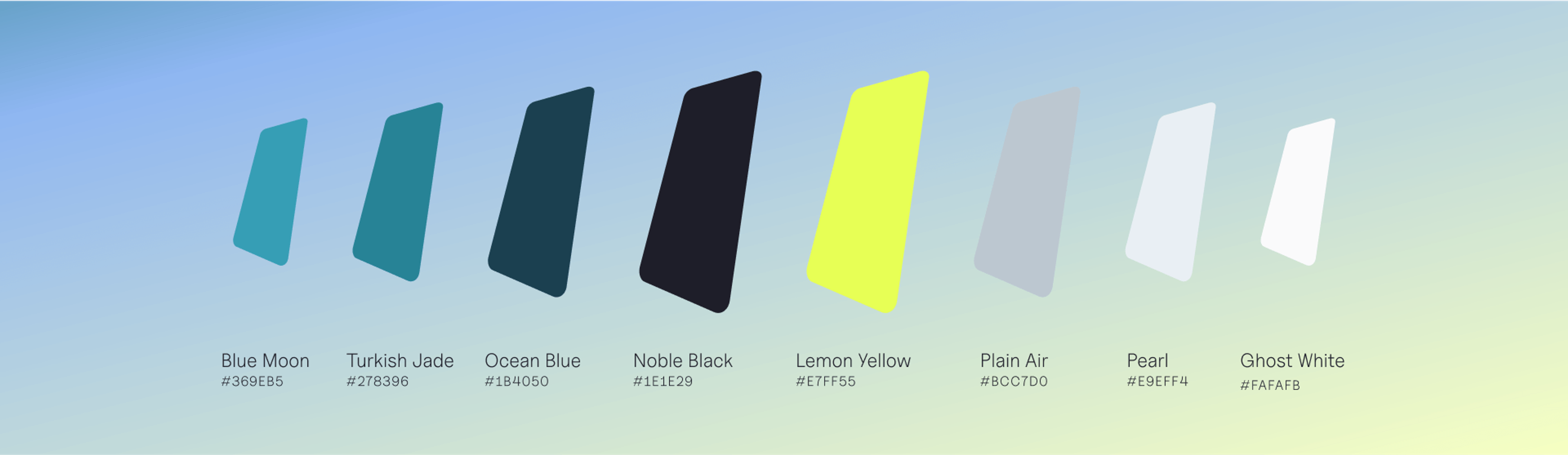 Mappr color palette with lead color Lemon Accent