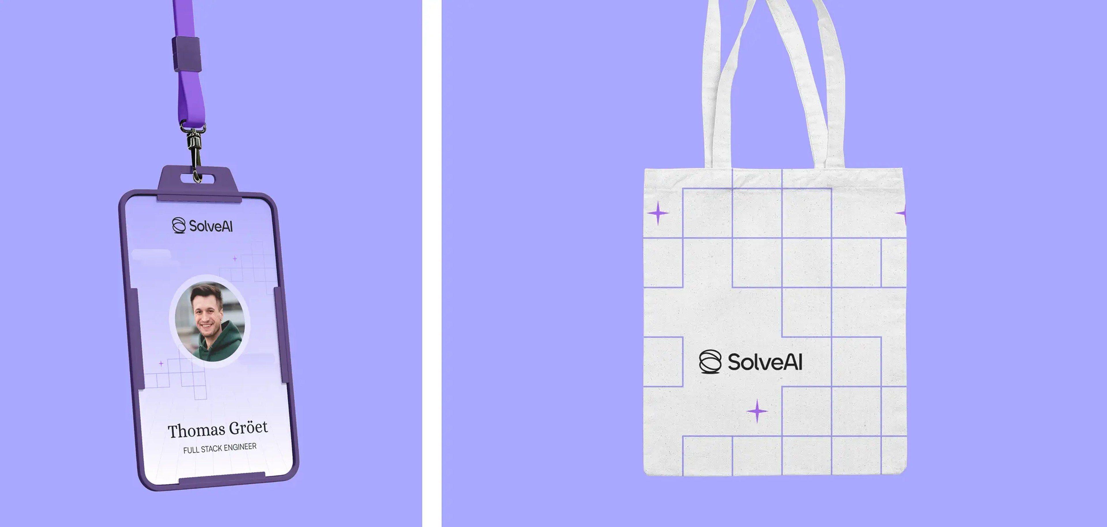 Brand communication SolveAI: merchandising