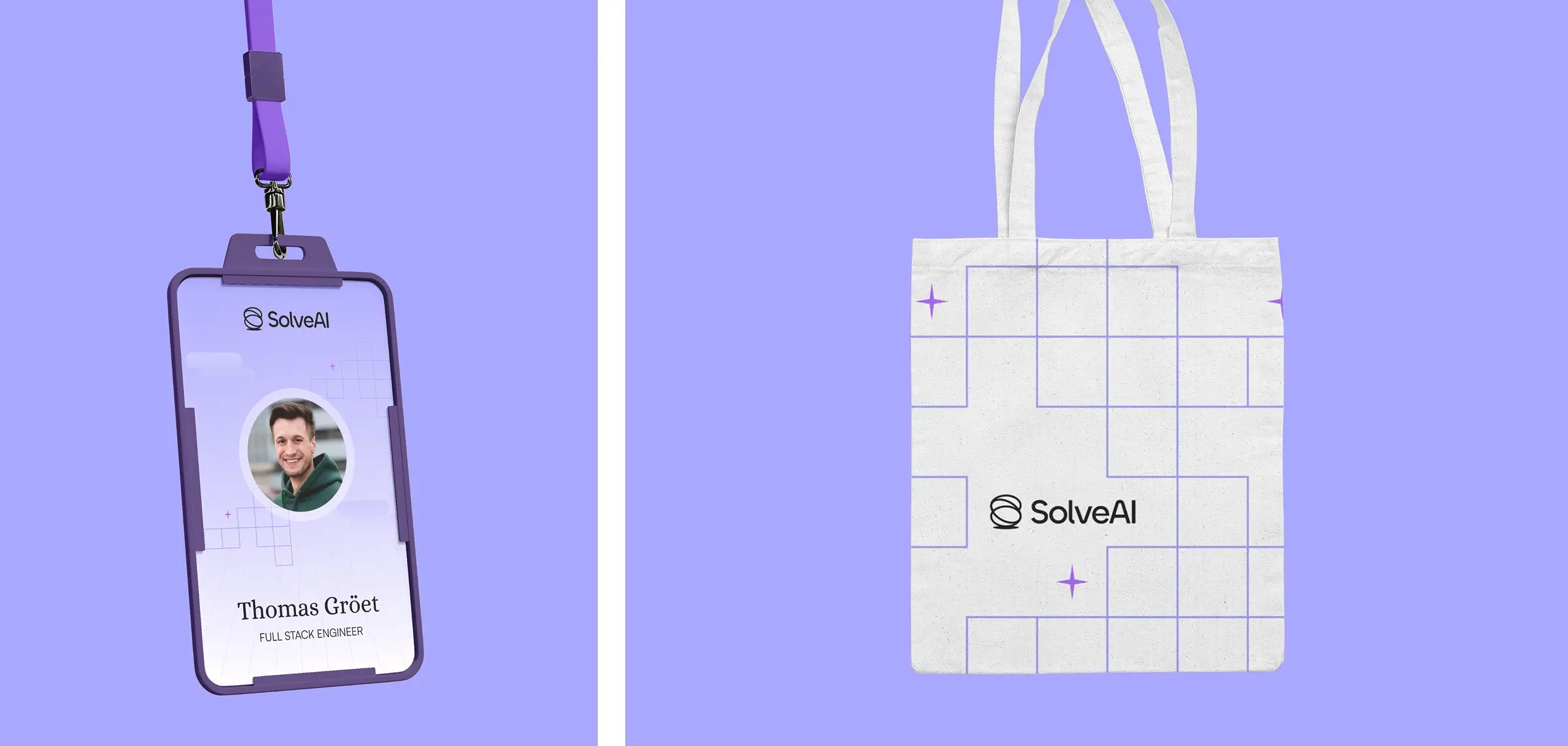 Brand communication SolveAI: merchandising
