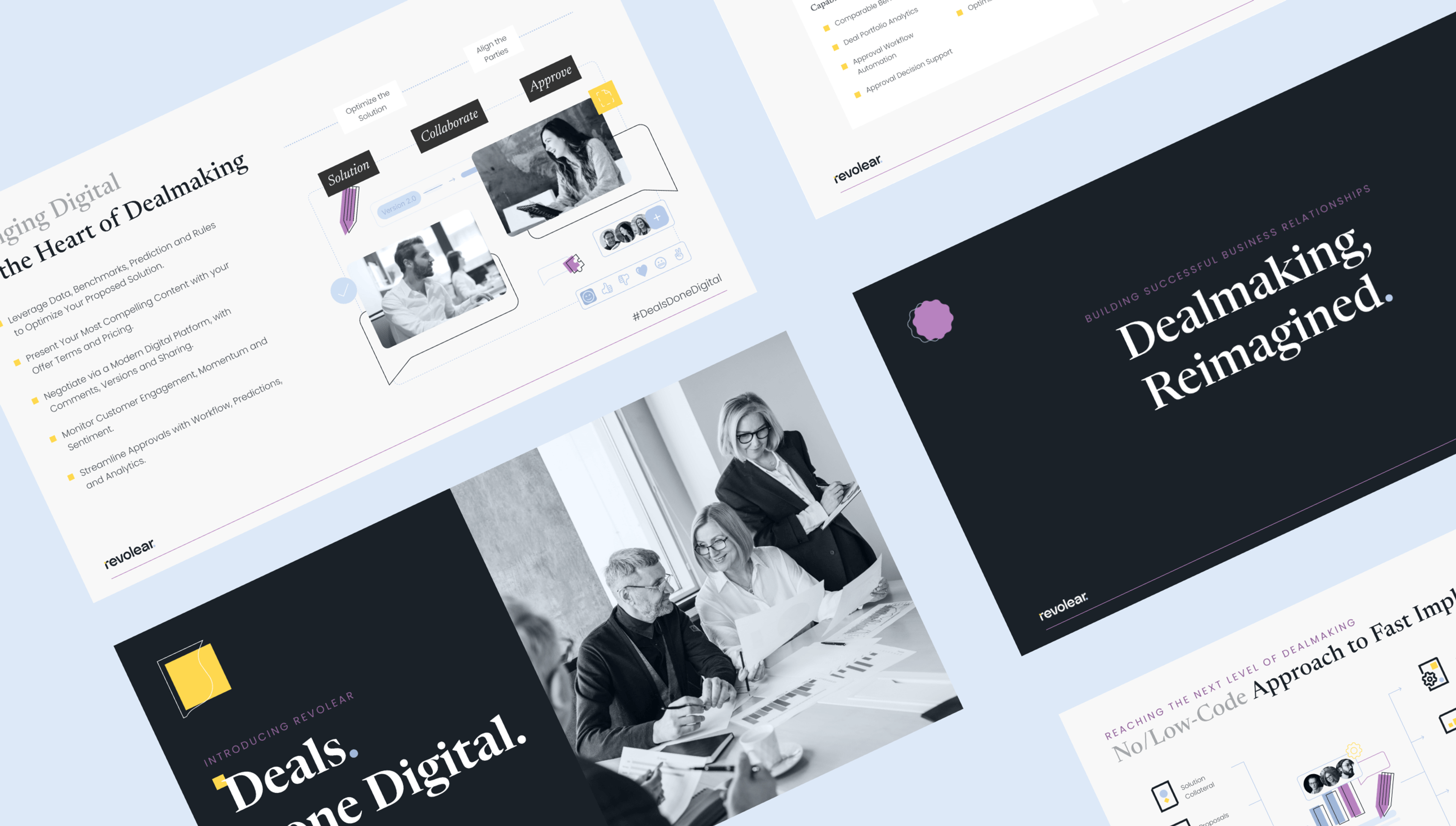 Visualisation of a pitch deck