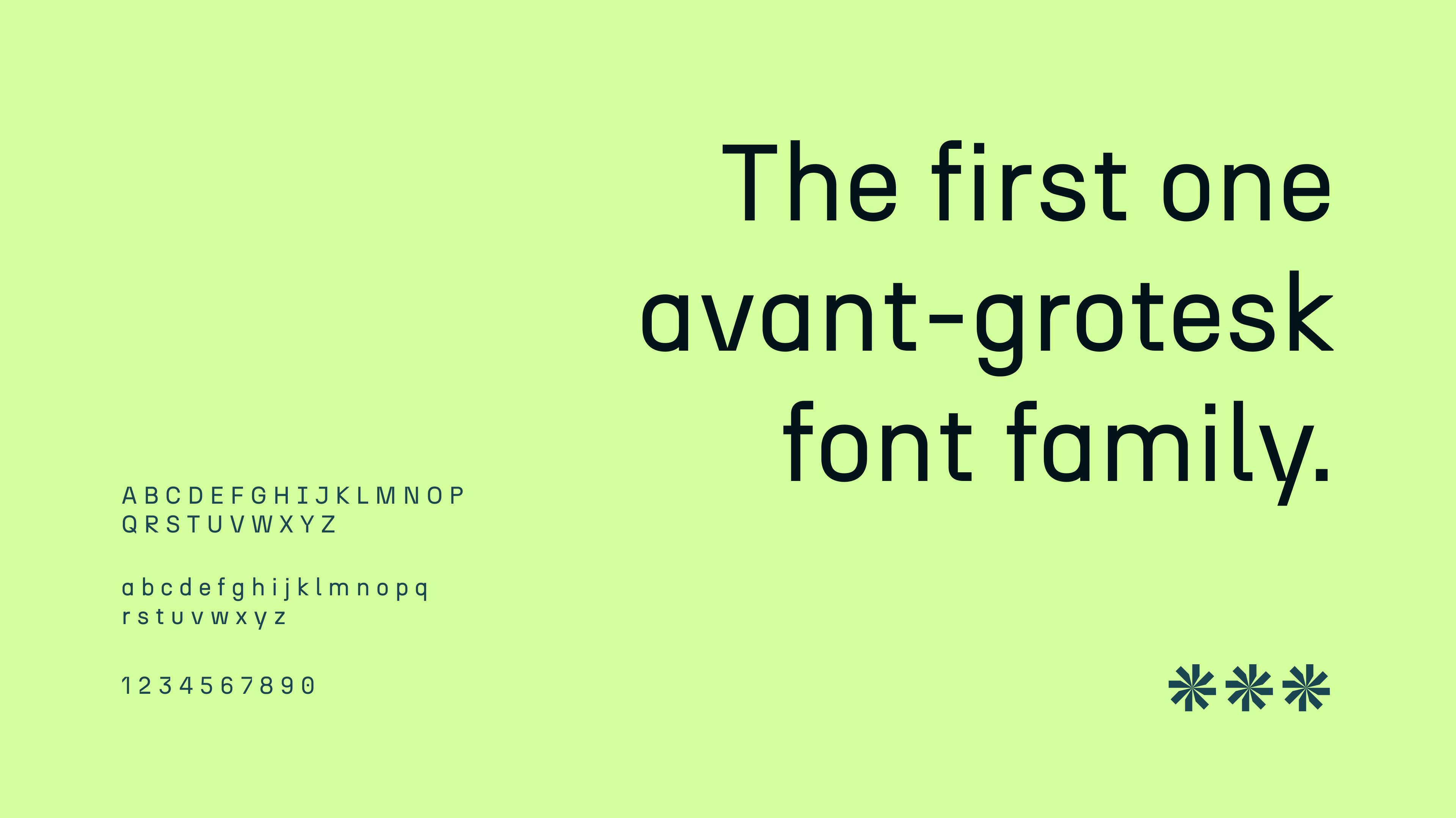 Visual with the N27 font used for Paxafe.