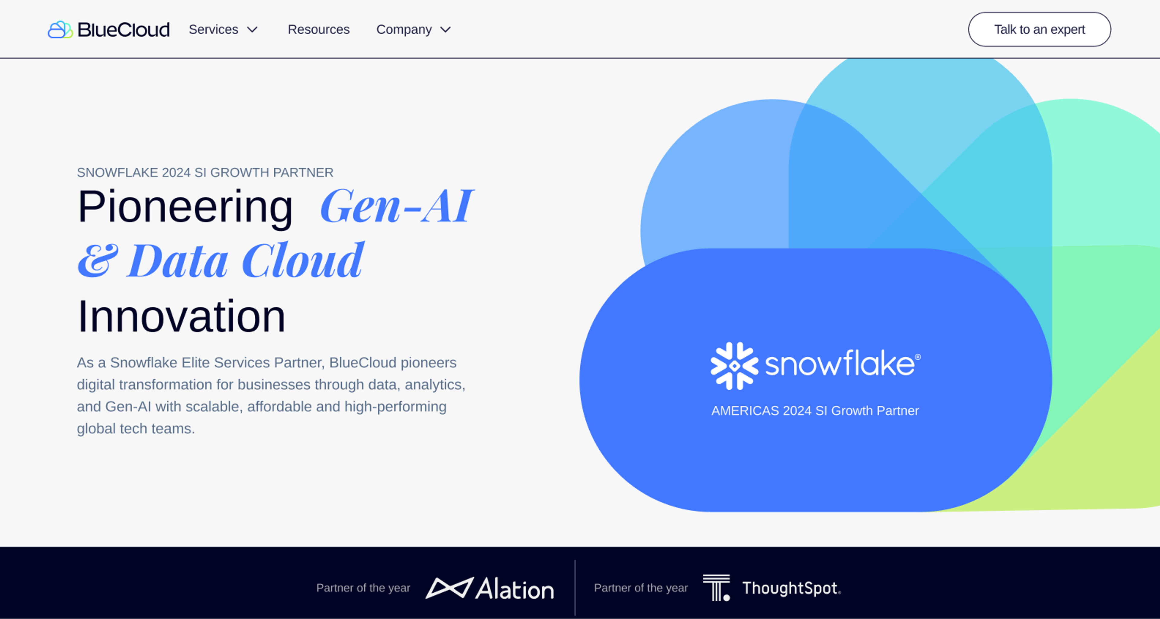 BlueCloud web 1