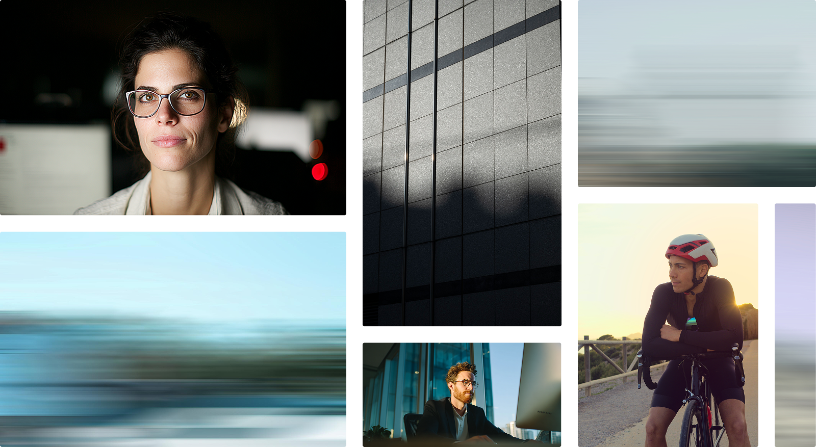 Arito imagery: human photography and blurred effect