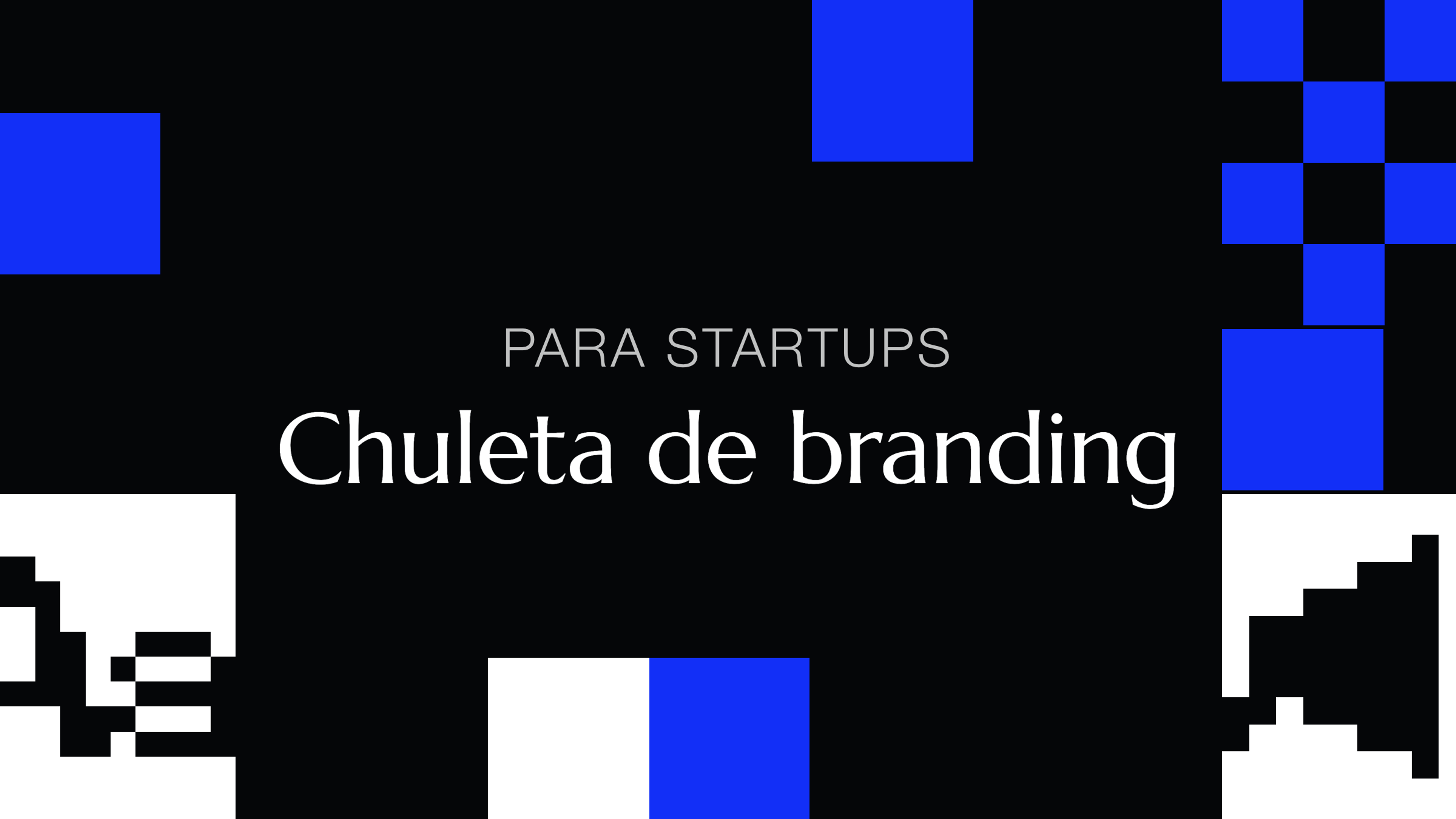 Chuleta de branding para startups